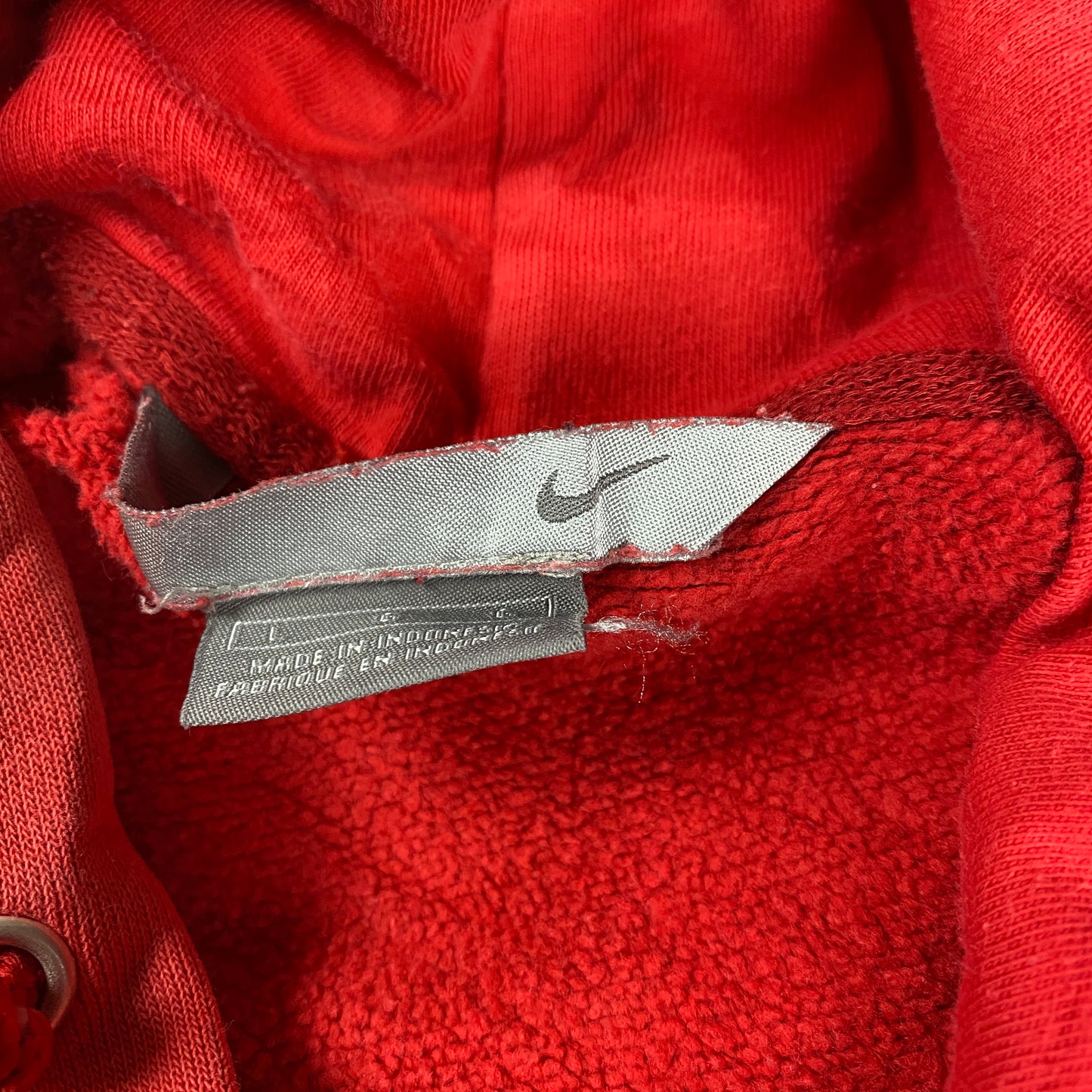 Nike embroidered swoosh hoodie (S-M)