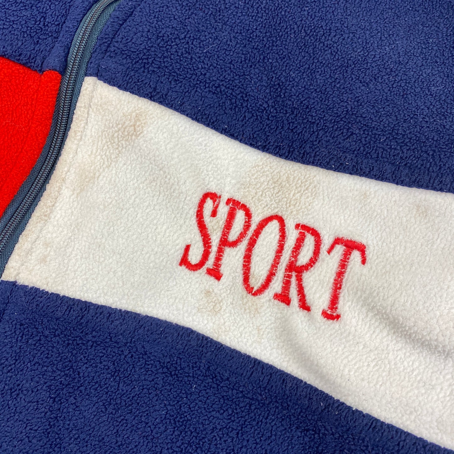 Tommy Sport Bootleg zip fleece sweater (XS-S)