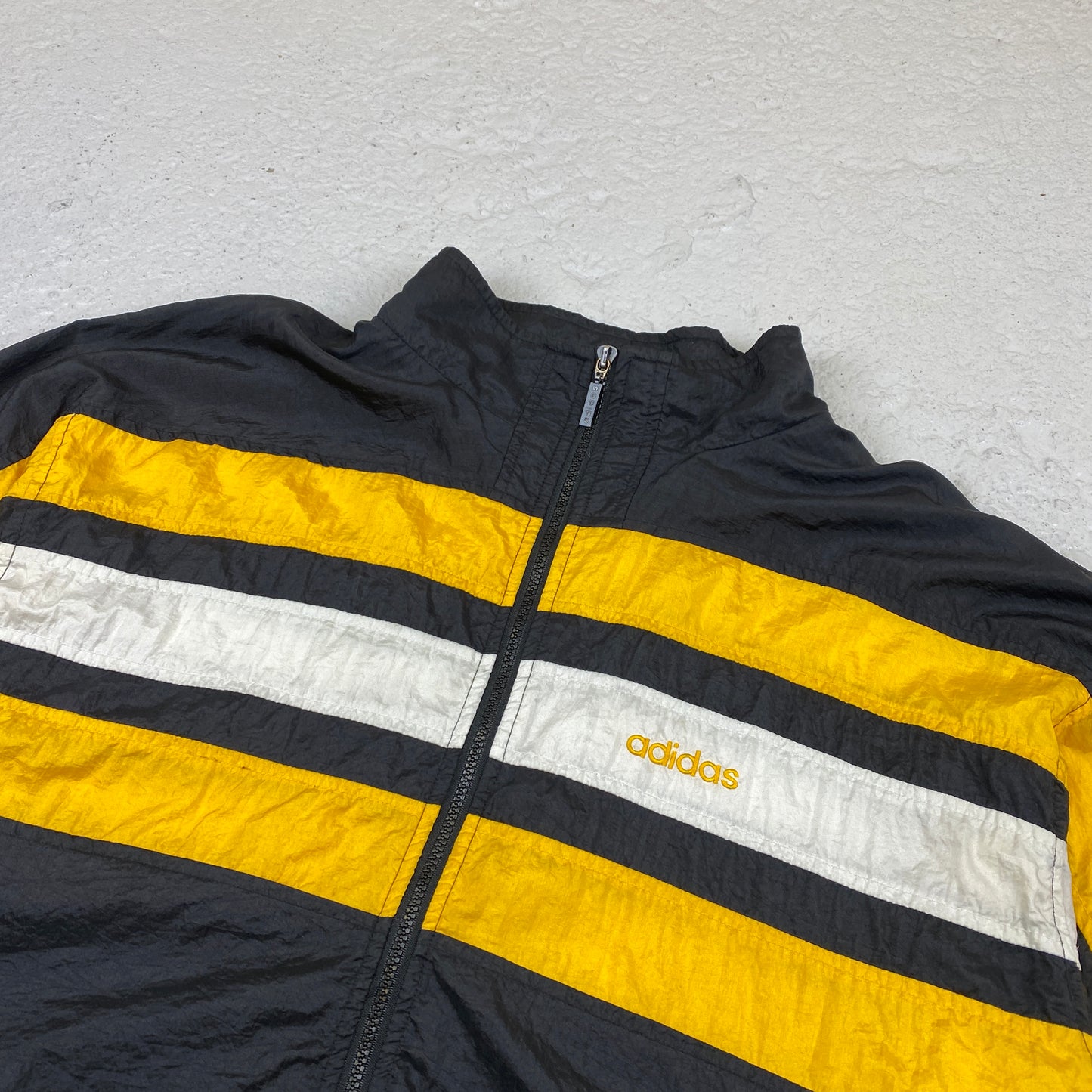 Adidas embroidered track jacket (L-XL)