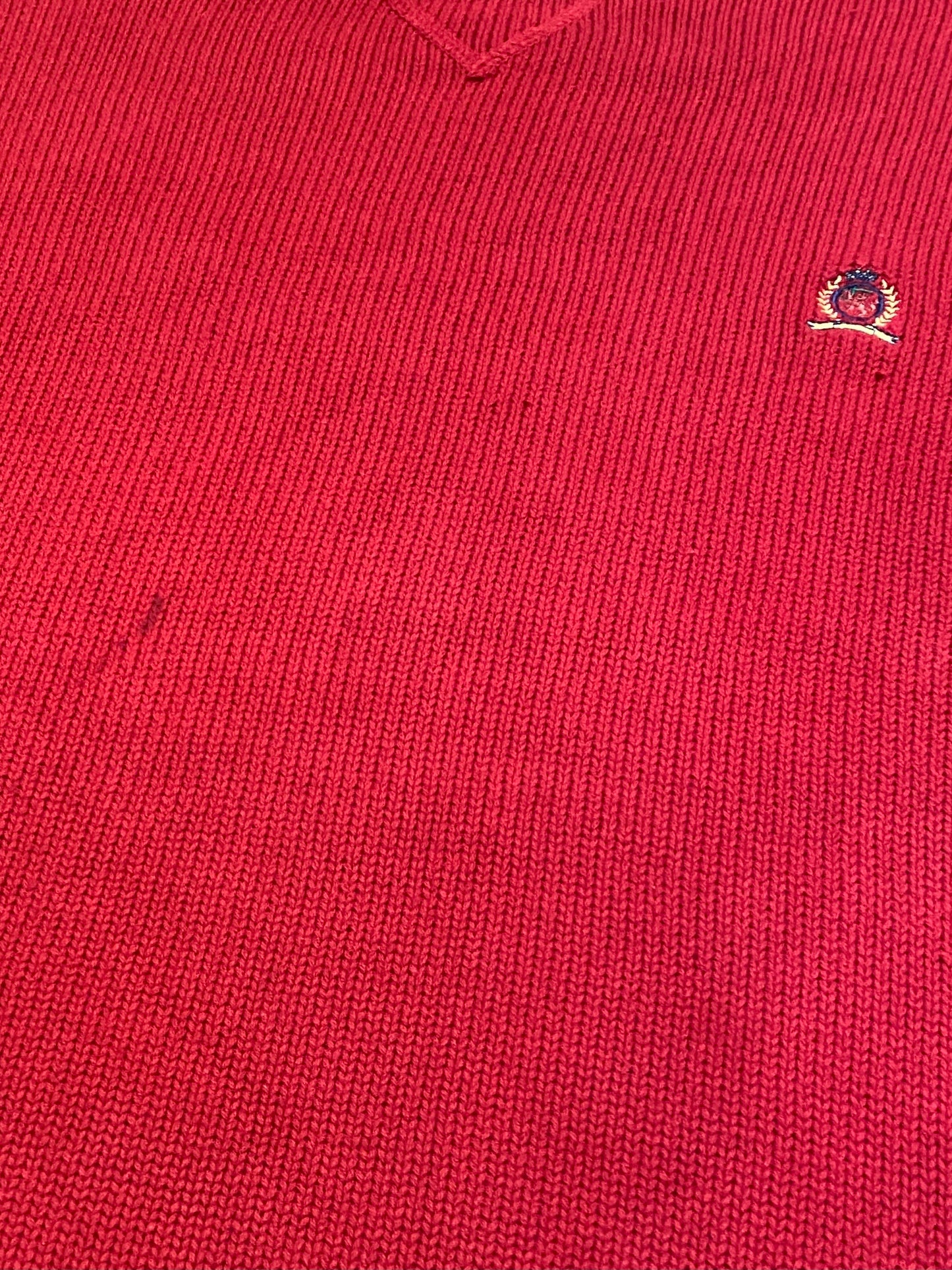 Tommy Hilfiger embroidered knit sweater (XL)