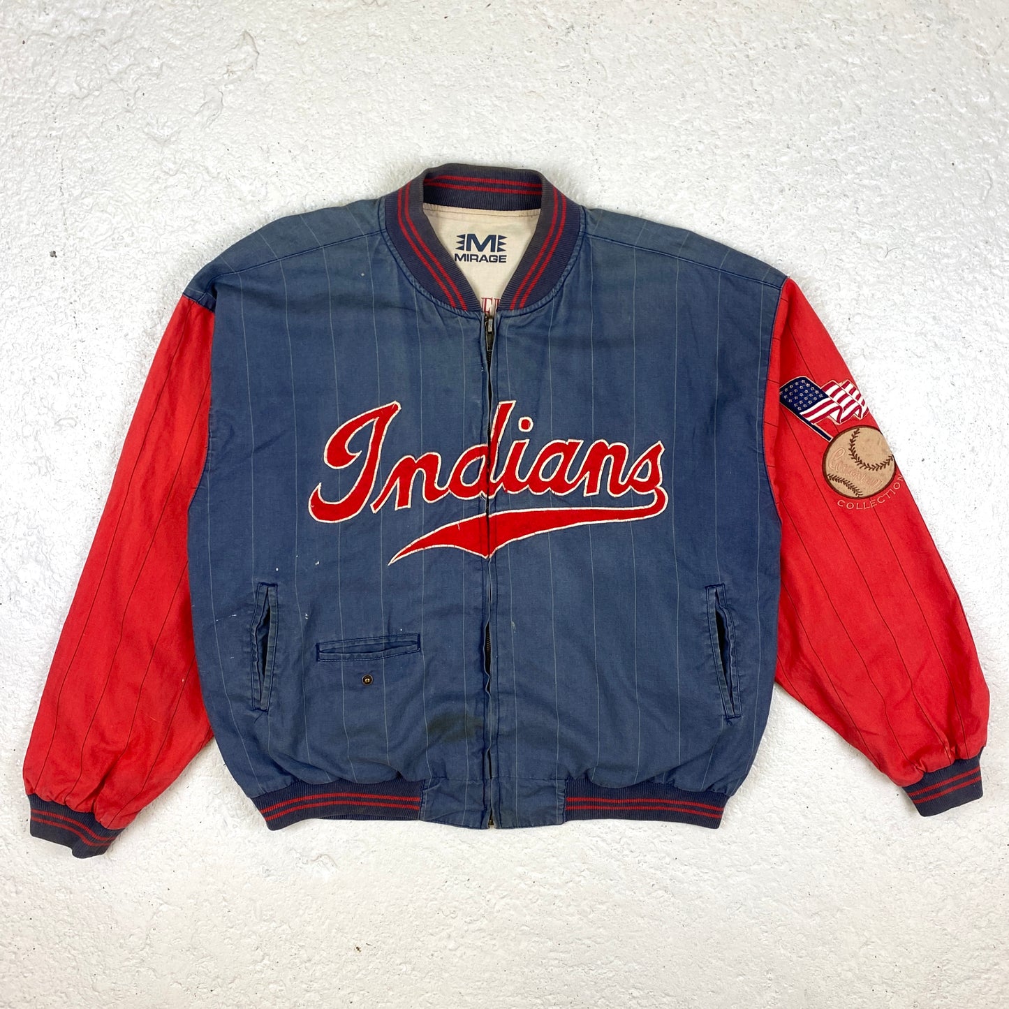 Indians RARE college jacket (L)