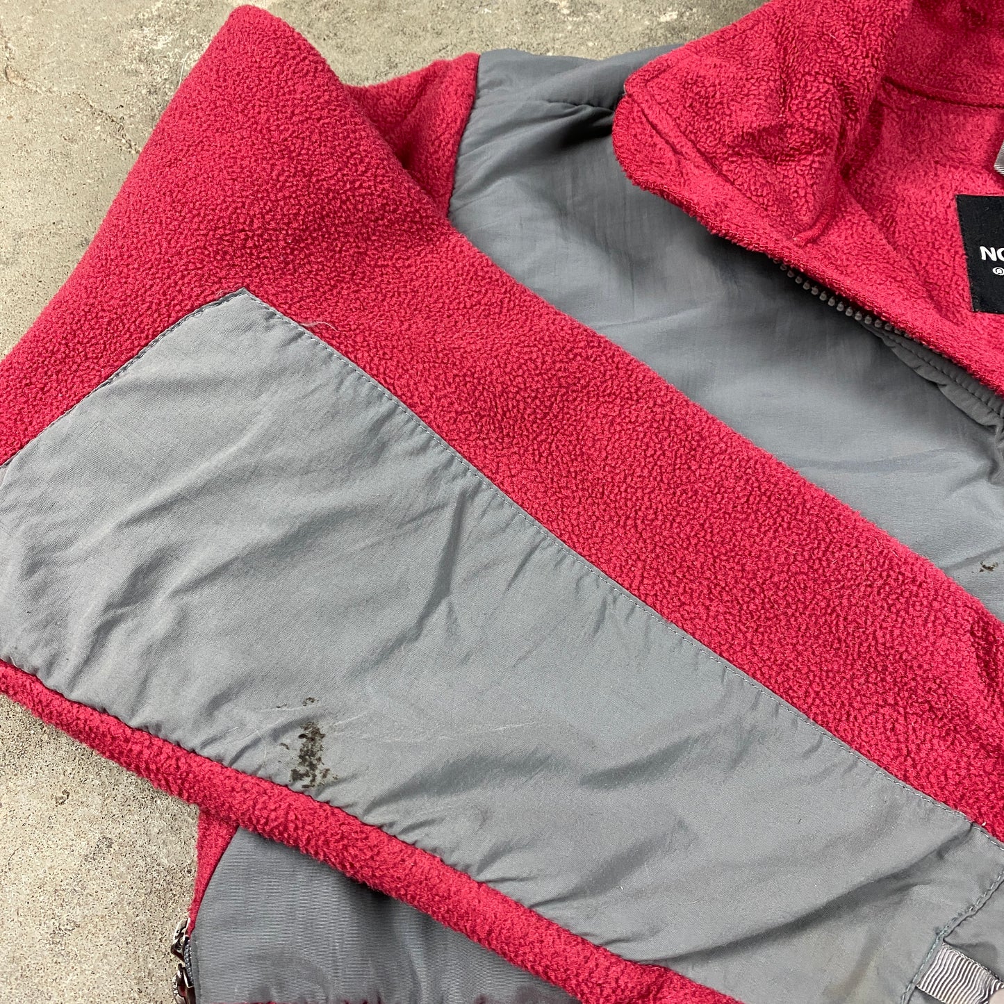 The North Face fleece zip sweater women (S-M)