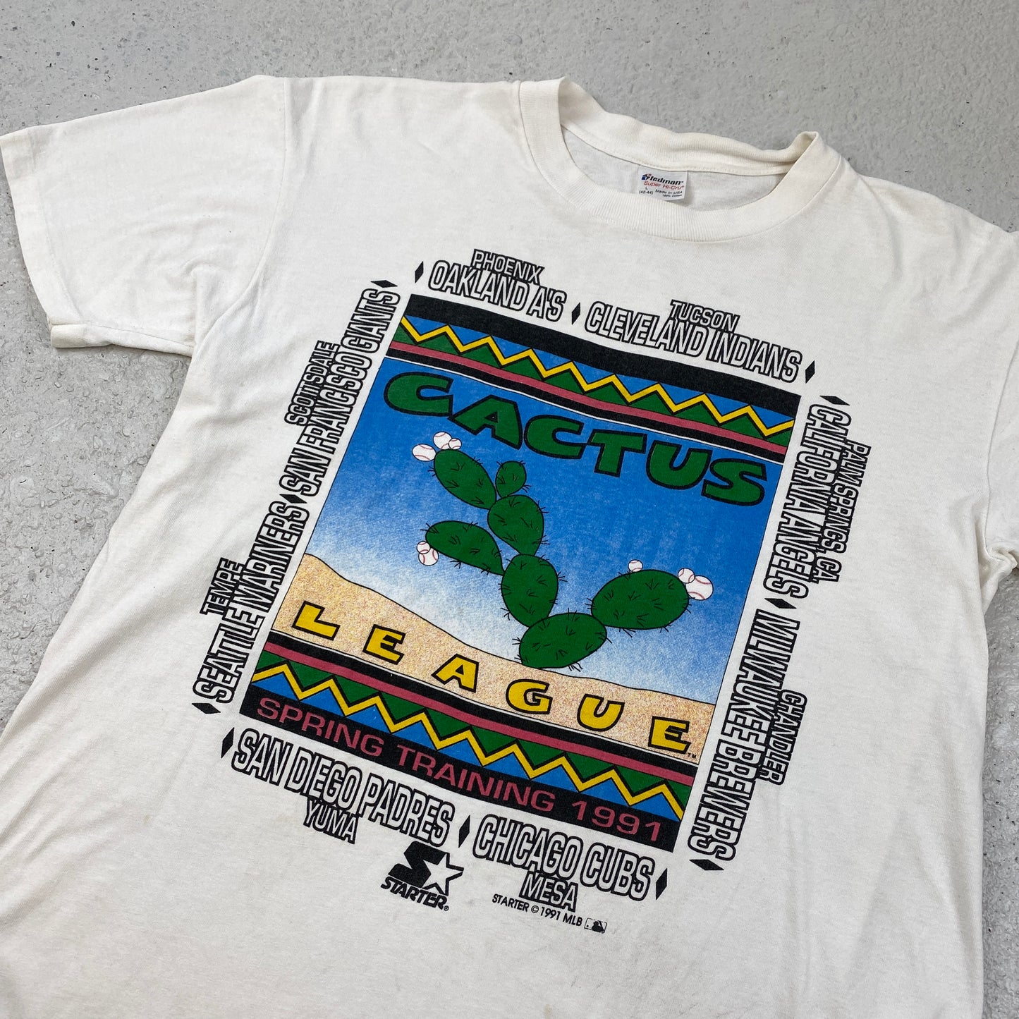 Starter Cactus League RARE 1991 tee (M)