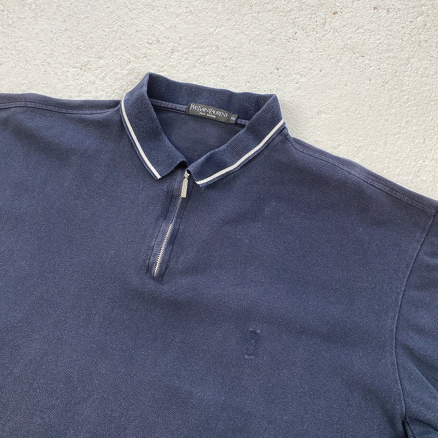YSL RARE heavyweight polo shirt (L)