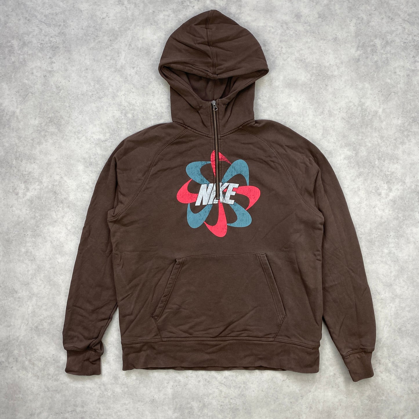 Nike RARE Track & Field heavyweight 1/4 zip hoodie (L)