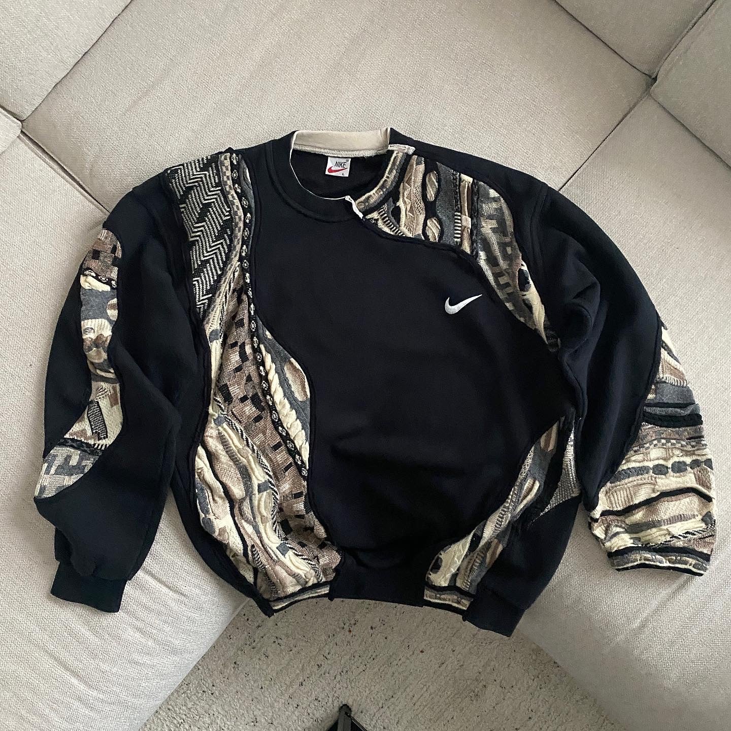 SPVNS STUDIOS: Nike x Coogi Style heavyweight knit sweater (M)