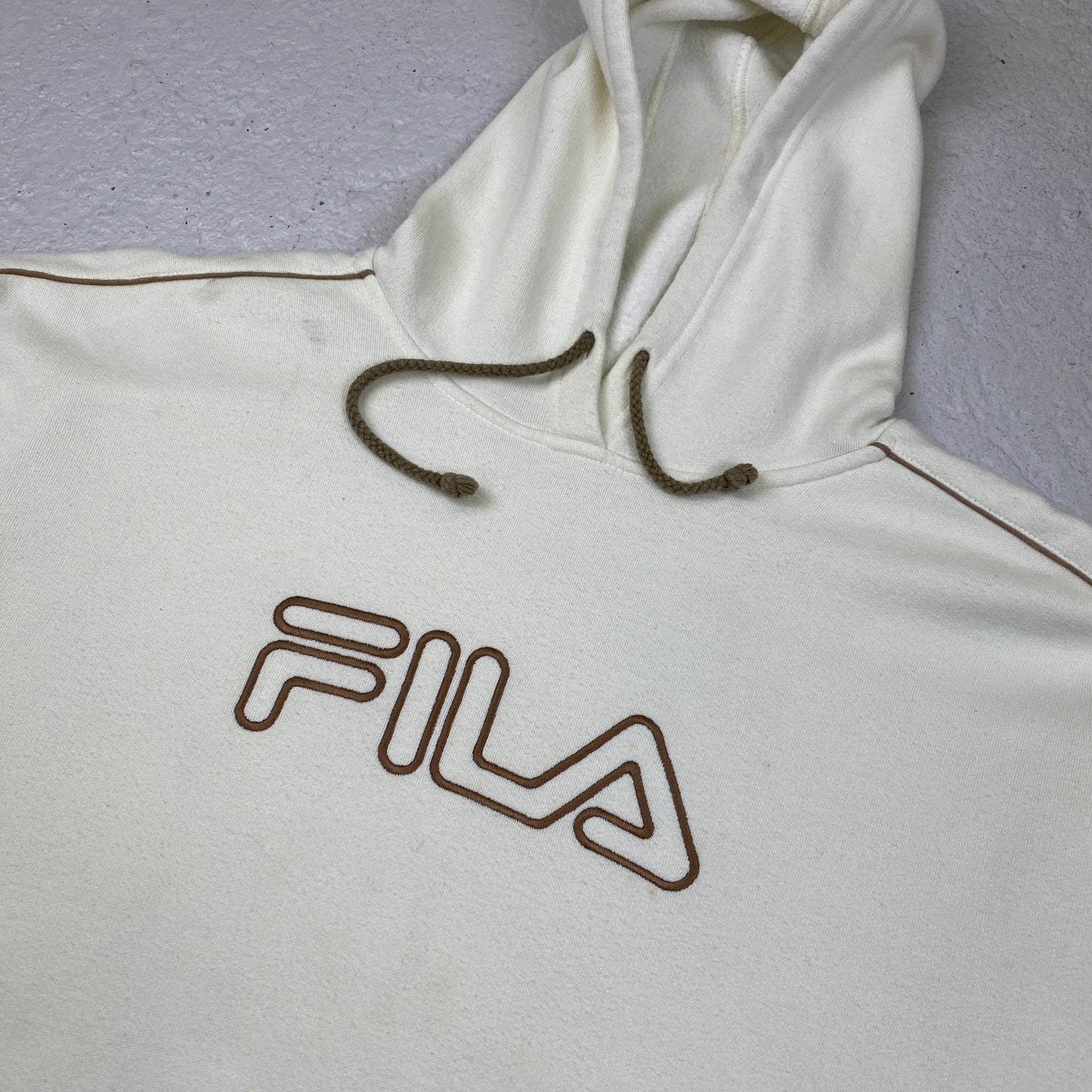 Fila embroidered hoodie (L)