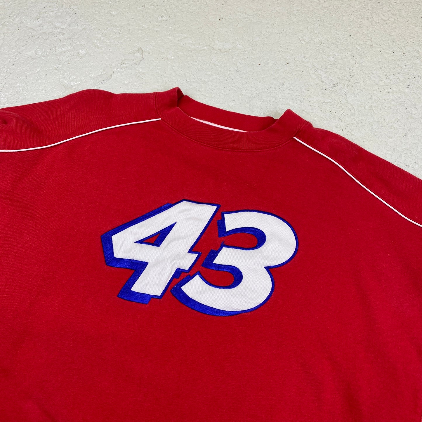 Nascar RARE Labonte 43 heavyweight Embroidered Sweater (XL-XXL)