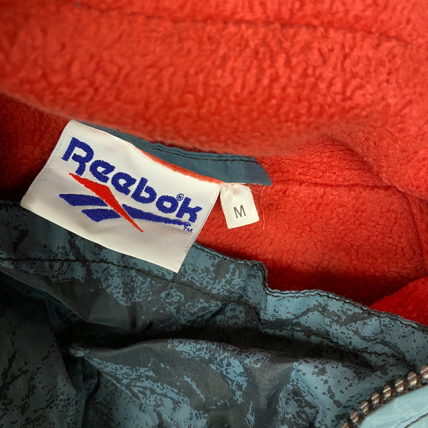 Reebok RARE 1/4 zip windbreaker (M-L)
