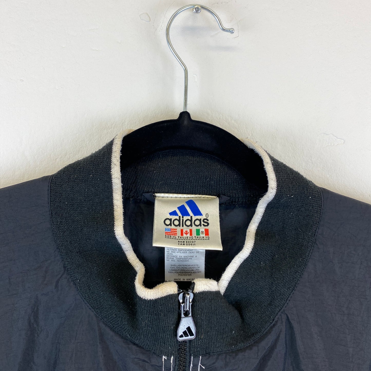 Adidas embroidered track jacket (XL)