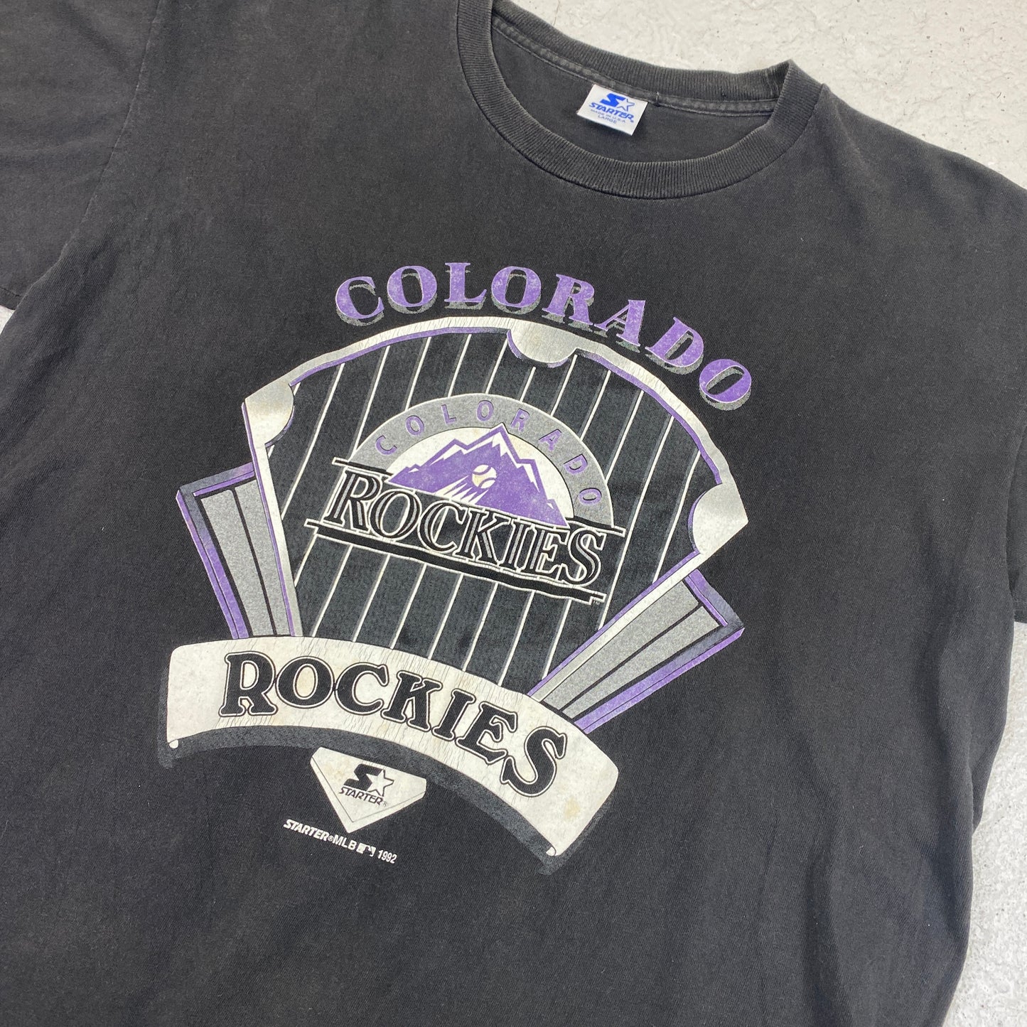 Starter Colorado Rockies 1992 RARE tee (M-L)