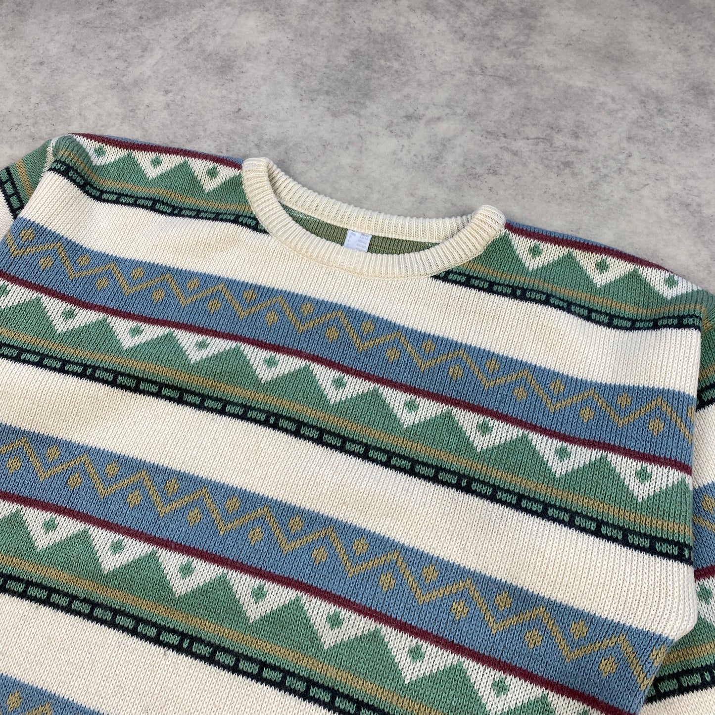 Vintage knit sweater women (M)