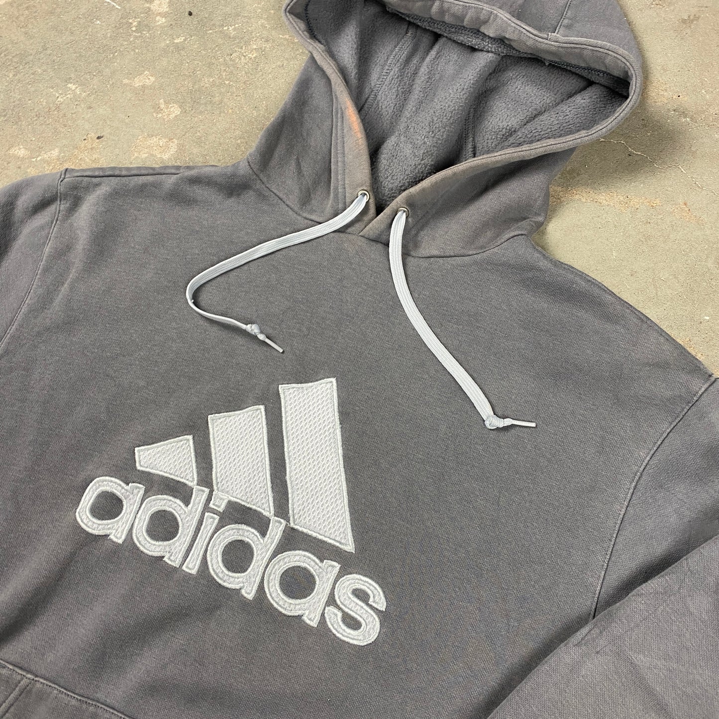 Adidas embroidered hoodie (L)
