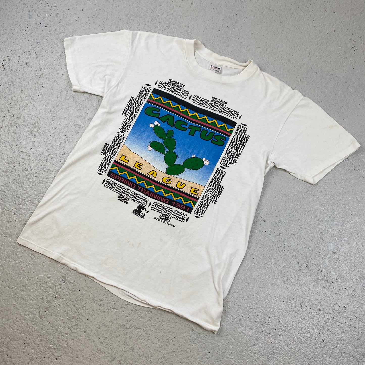 Starter Cactus League RARE 1991 tee (M)