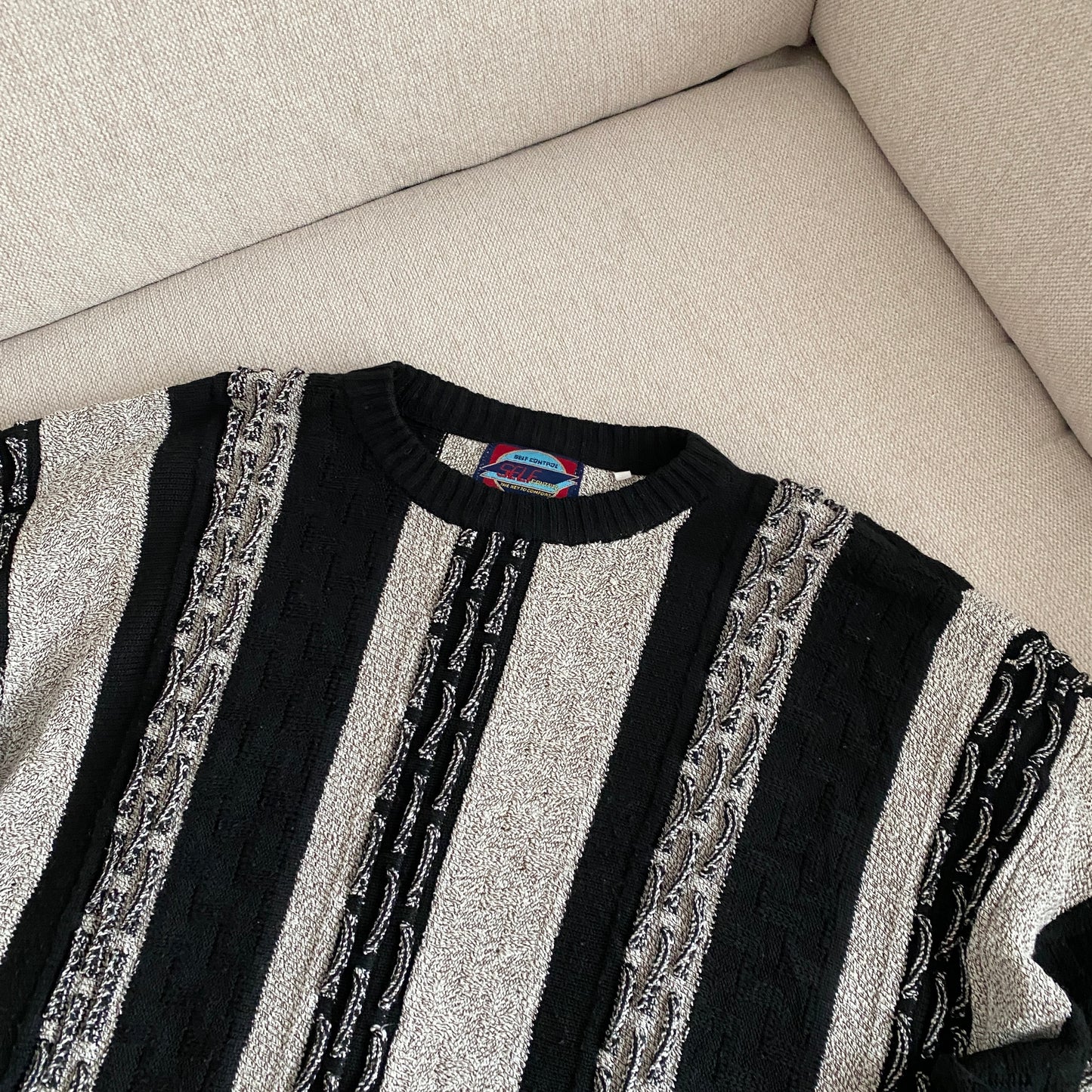 VTG knit sweater (XL)
