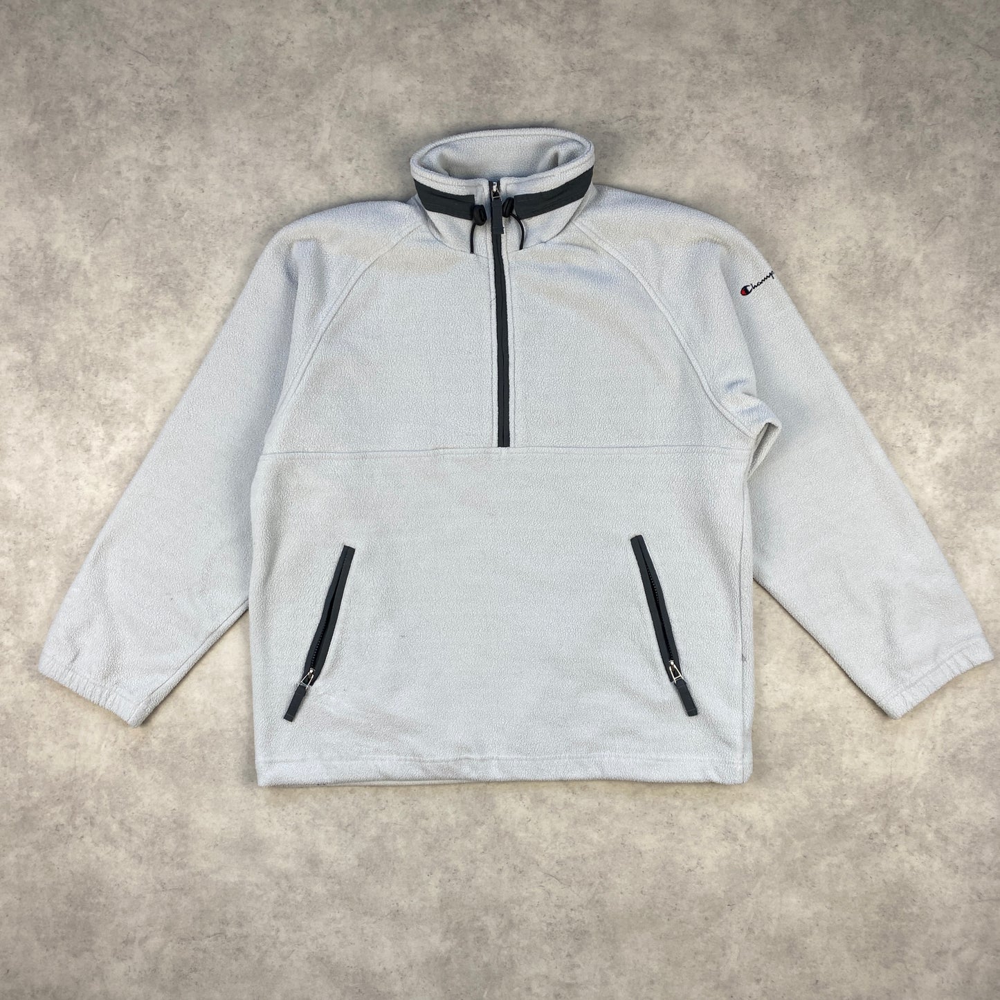 Champion 1/4 zip fleece sweater (M-L)