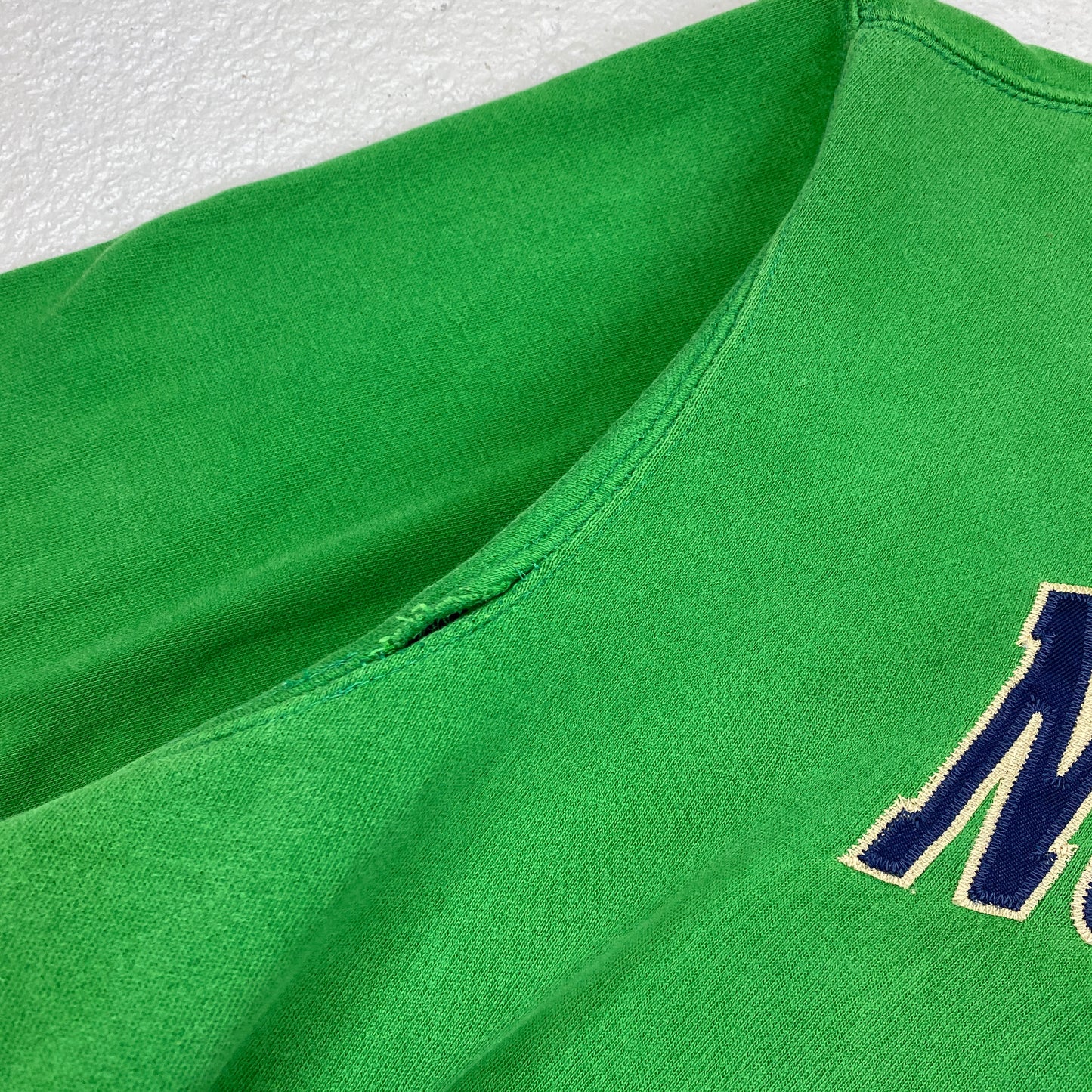 Notre Dame heavyweight embroidered hoodie (L)