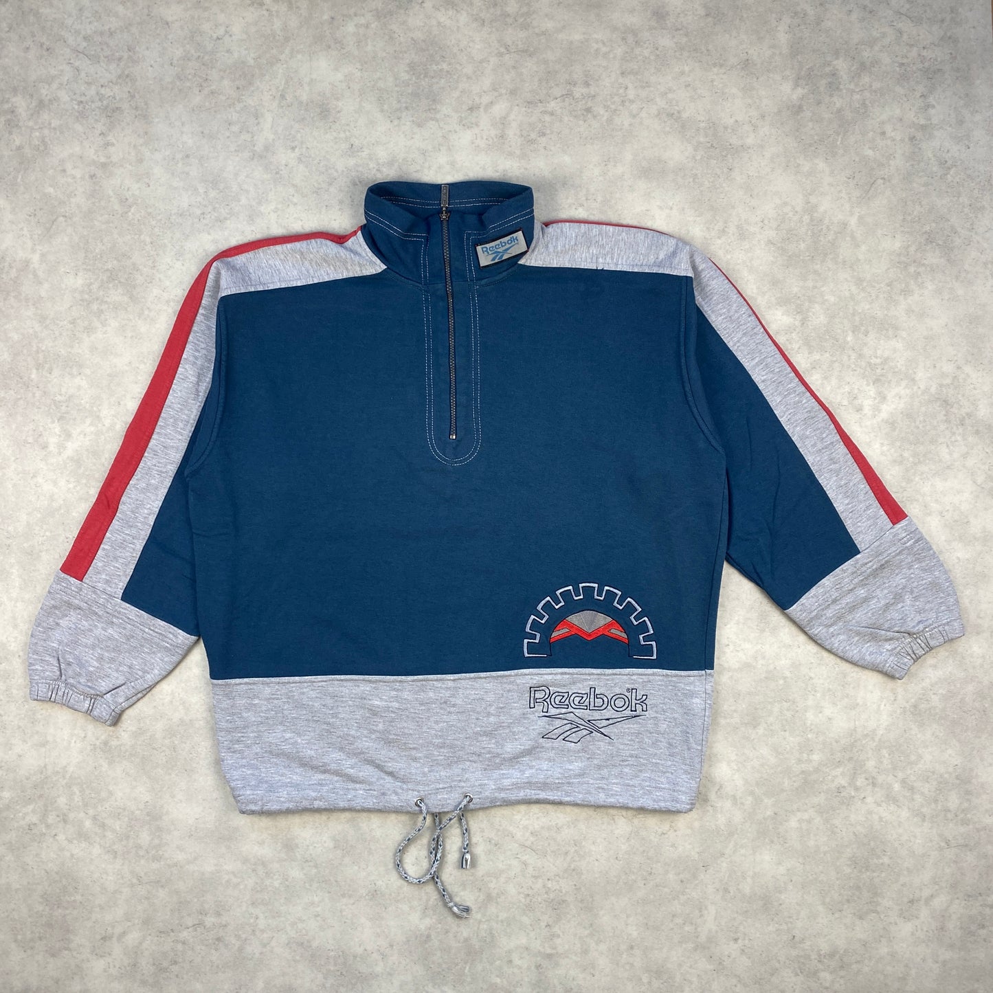 Reebok RARE 1/4 zip sweater (L)