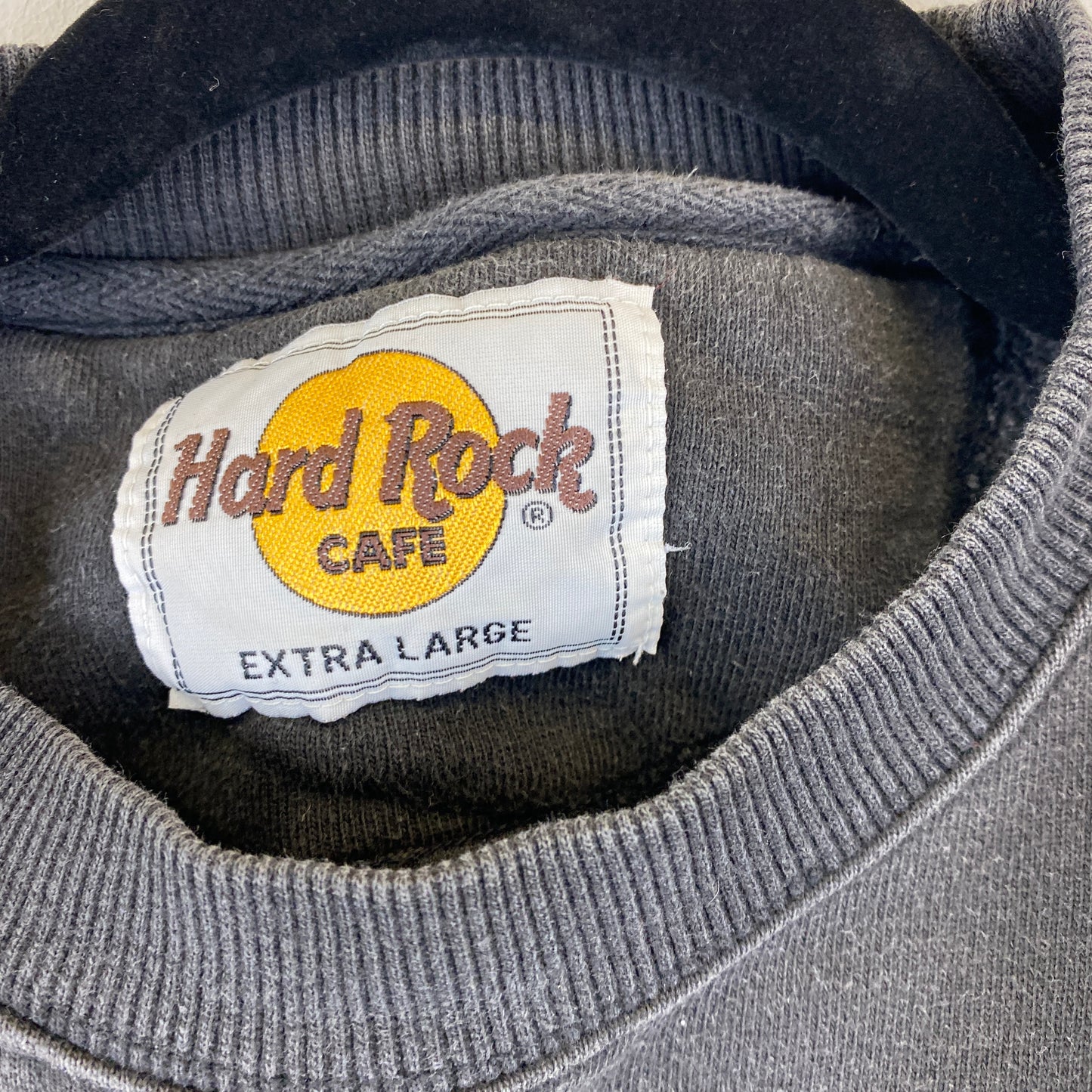 Hard Rock London heavyweight washed sweater (L-XL)