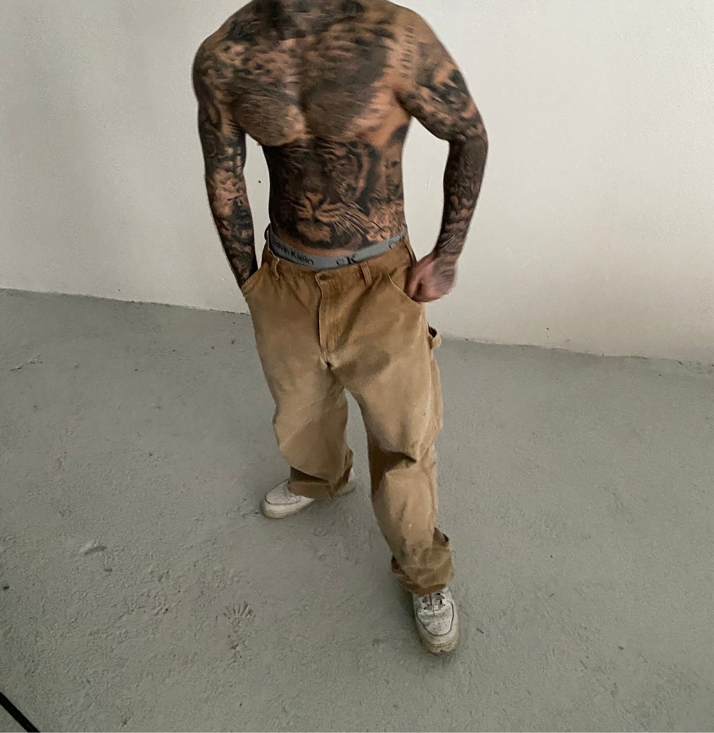 Carhartt distressed workwear pants (L)