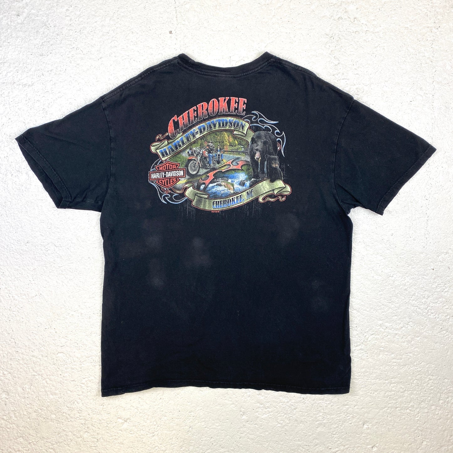 Harley Davidson RARE Cherokee heavyweight t-shirt (L-XL)