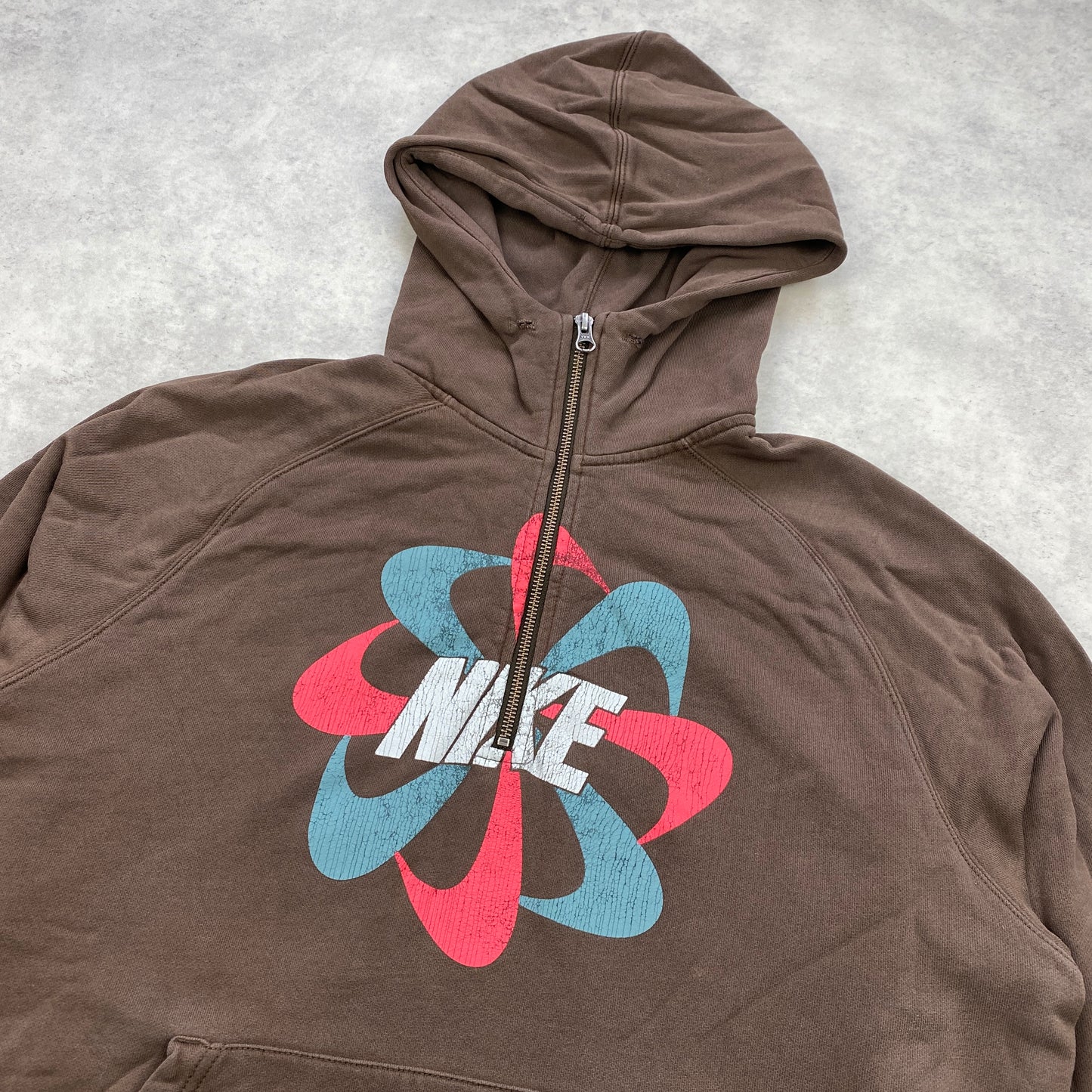 Nike RARE Track & Field heavyweight 1/4 zip hoodie (L)