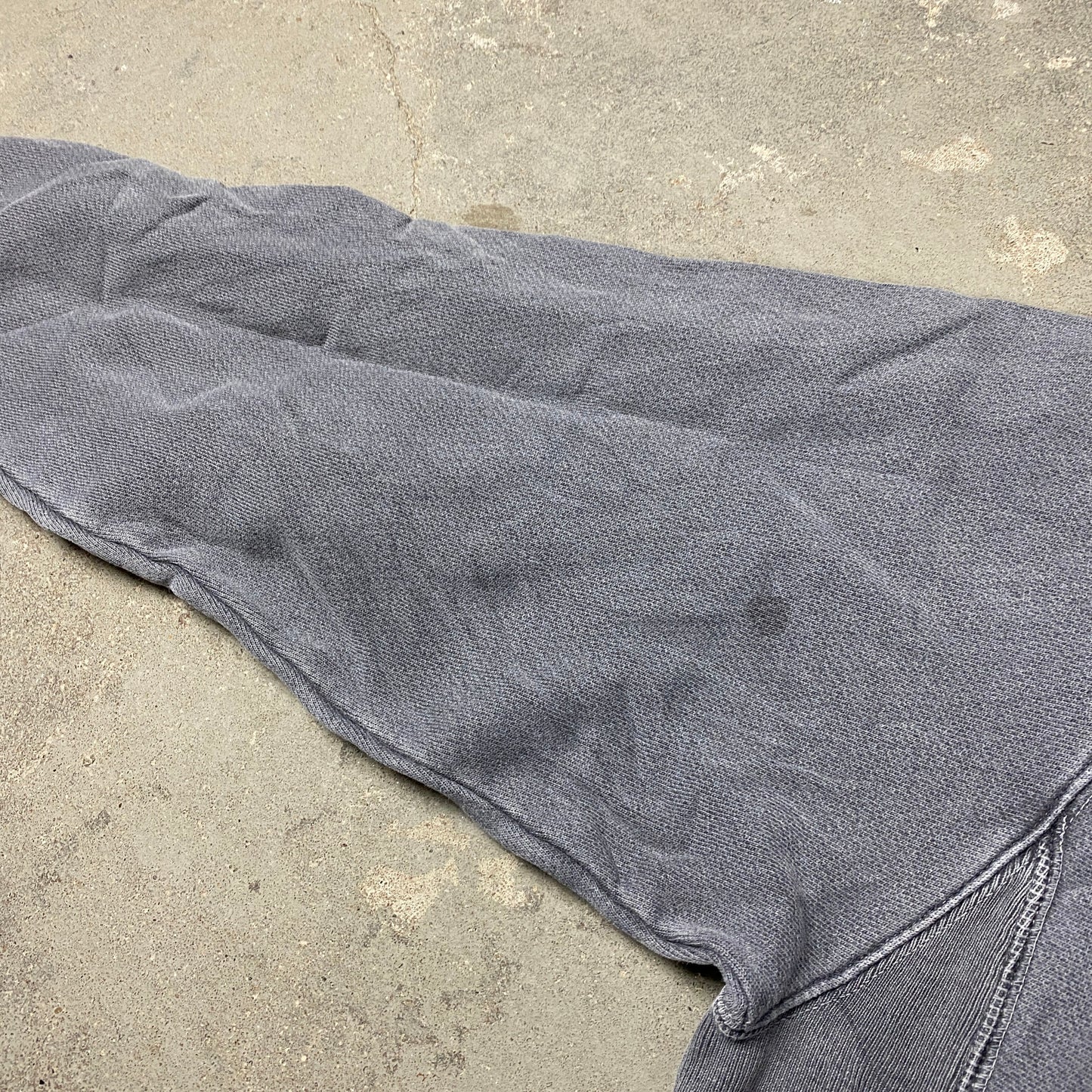 Champion washed out dark grey embroidered hoodie (XS)