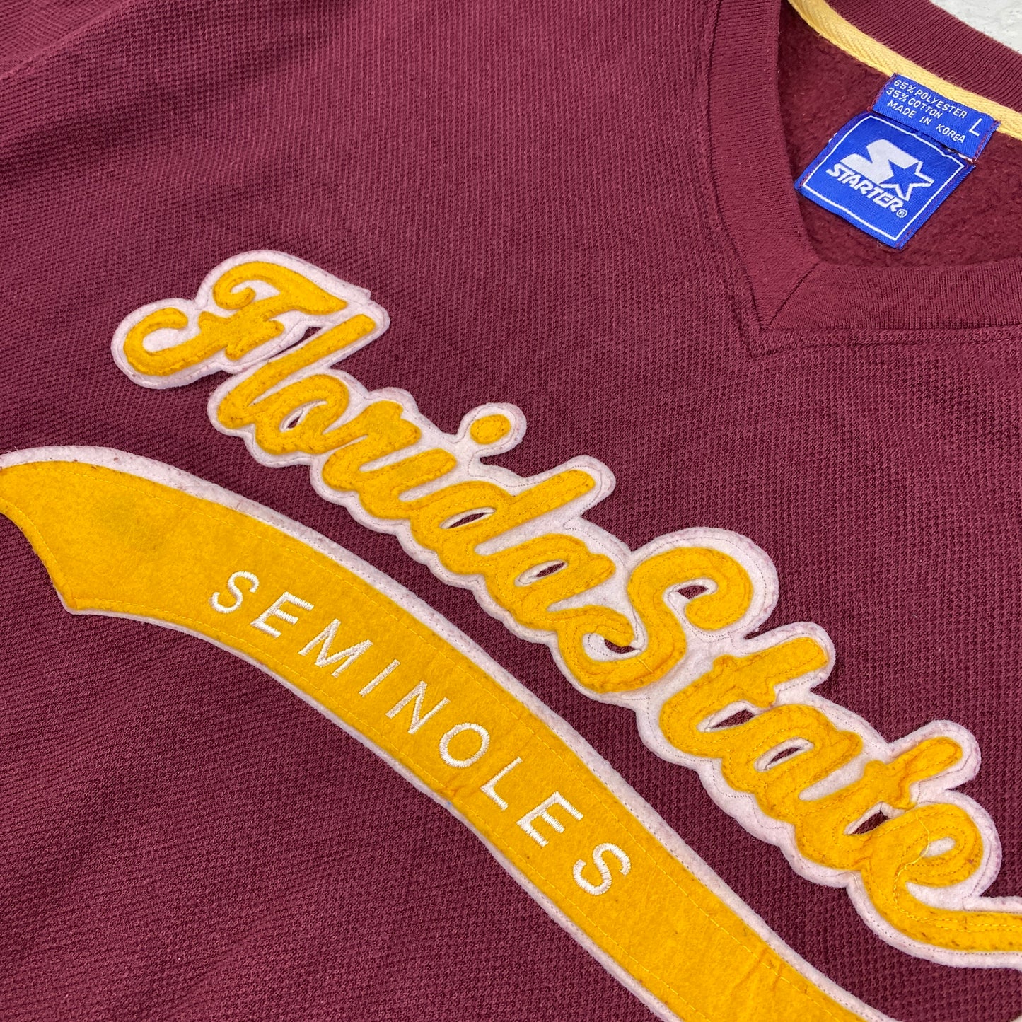 Starter Florida State v-neck sweater (L)