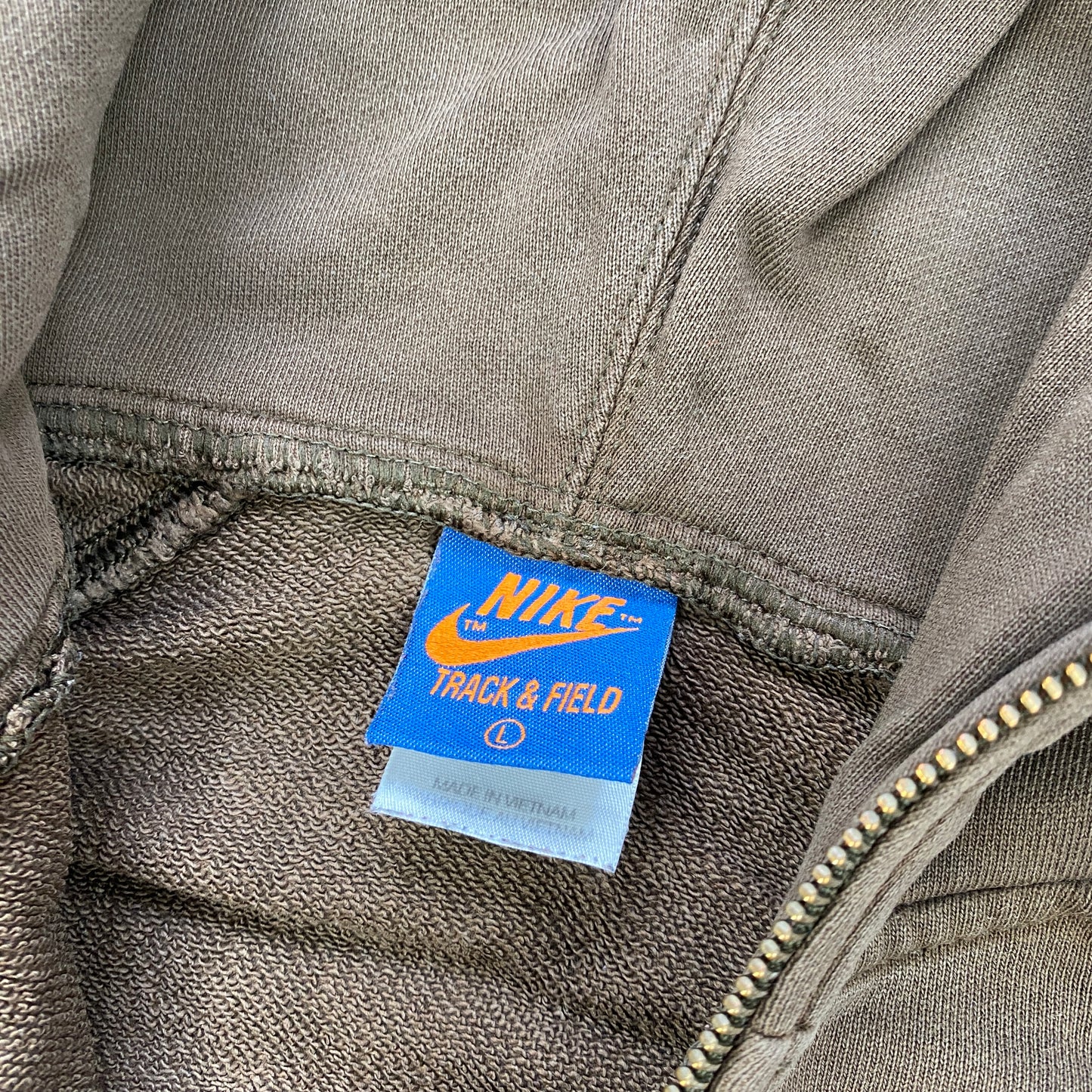 Nike RARE Track & Field heavyweight 1/4 zip hoodie (L)