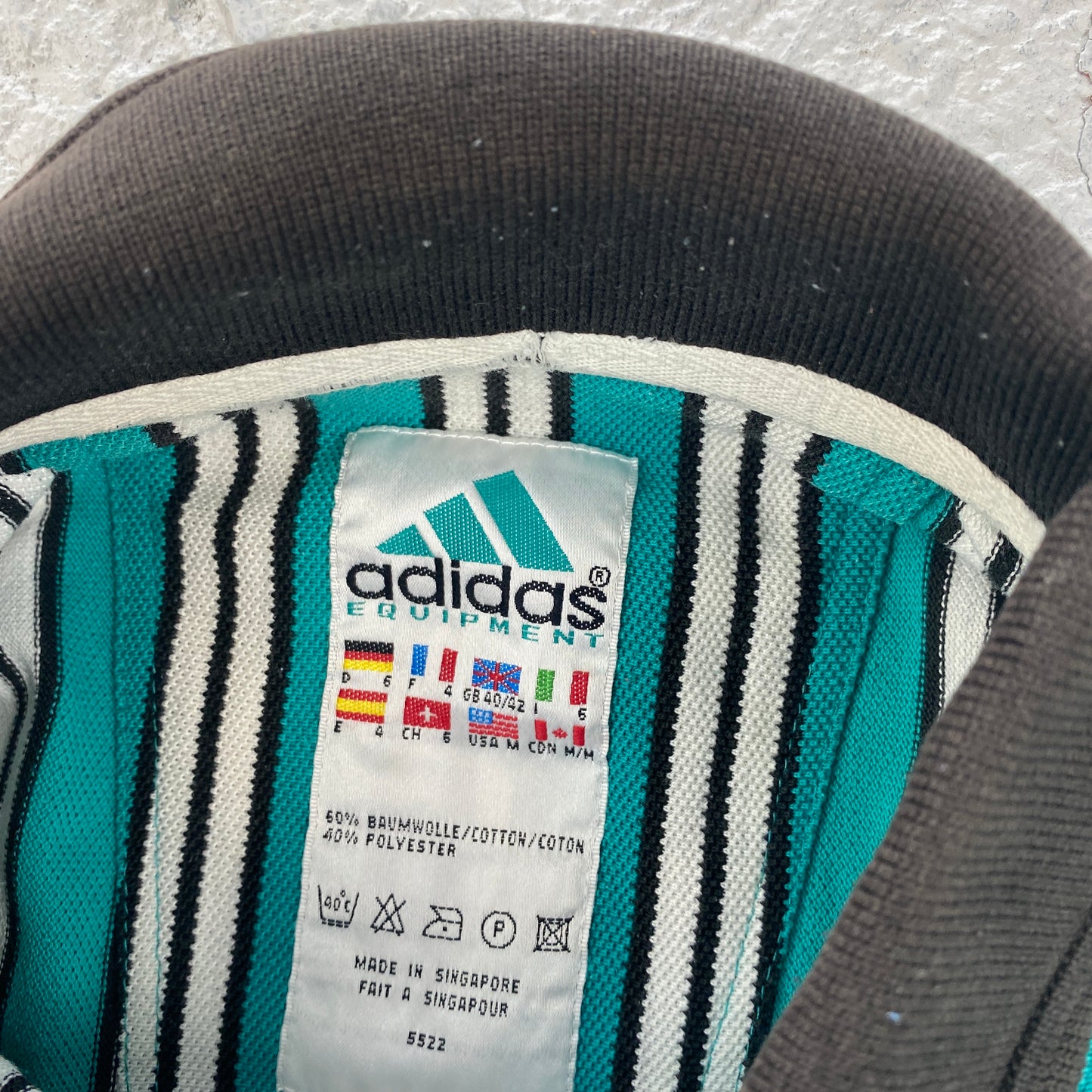 Adidas Equipment RARE heavyweight polo shirt (M-L)