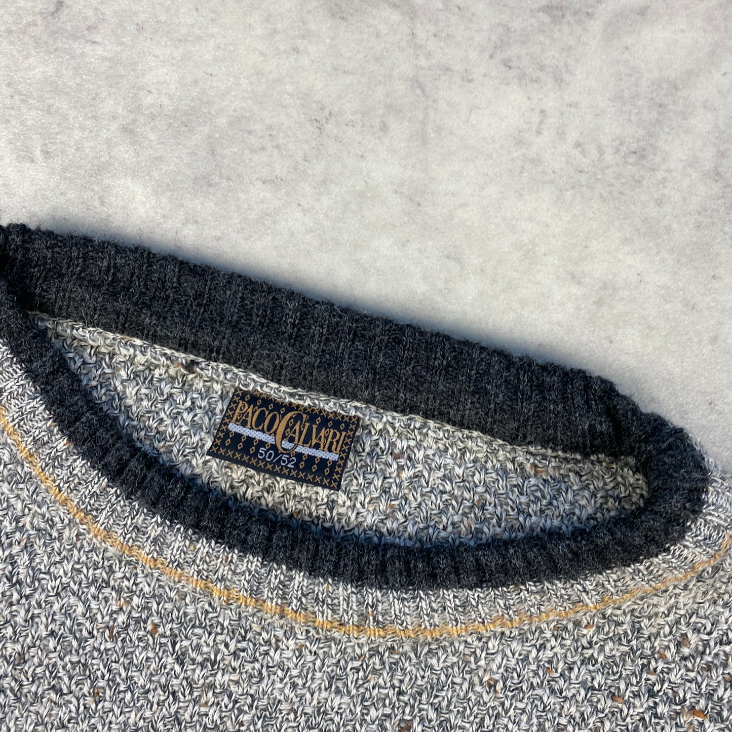 VTG heavyweight knit sweater (L)