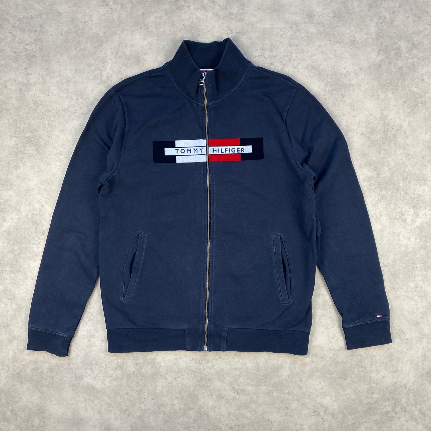 Tommy Hilfiger zip sweater (M-L)
