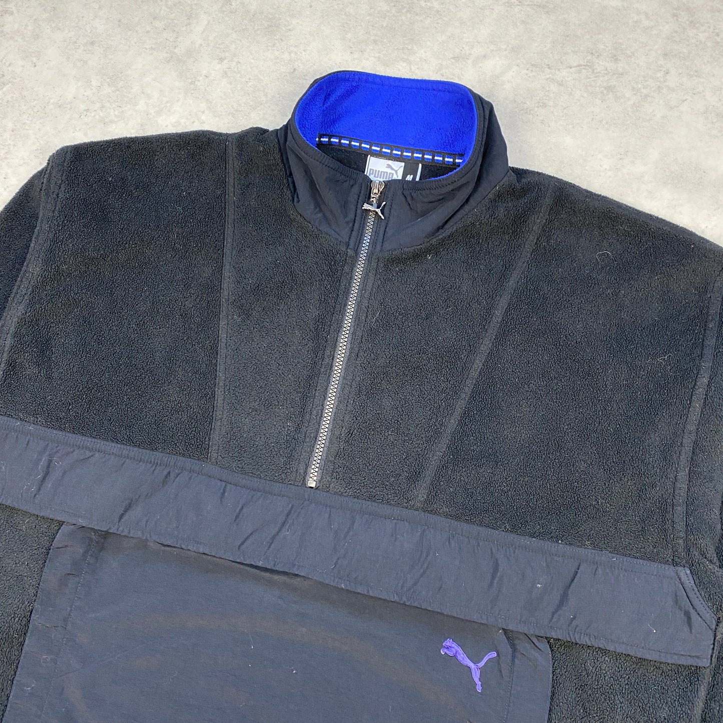 Puma RARE 1/4 zip fleece windbreaker (L)