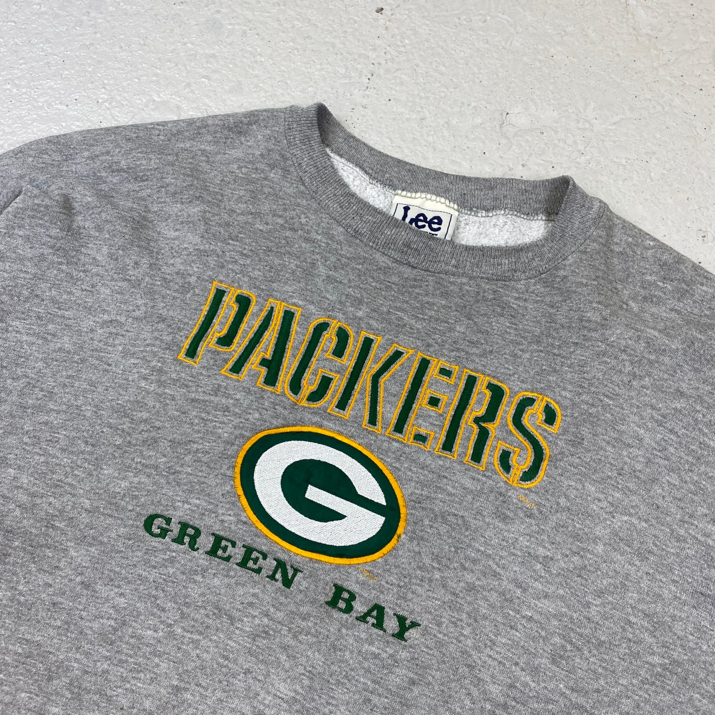 Lee Green Bay Packers embroidered sweater (XL-XXL)