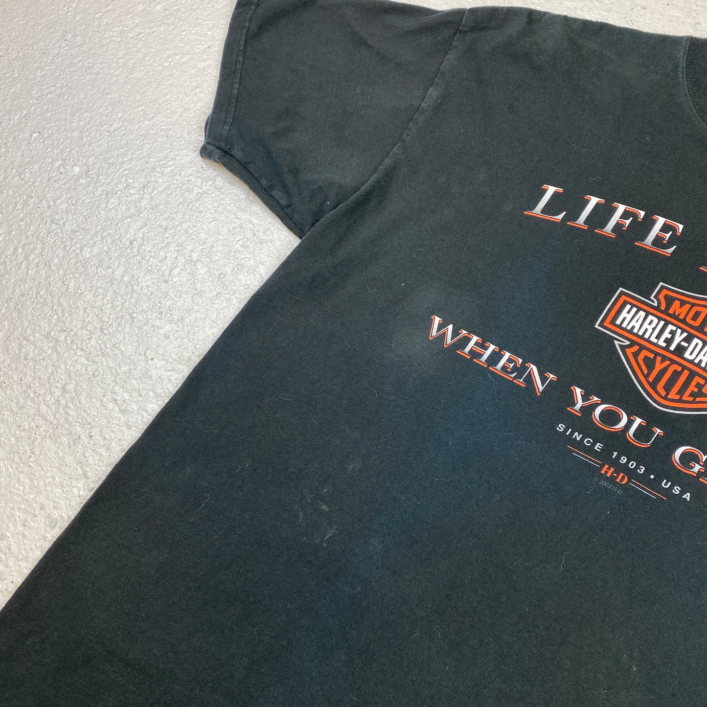 Harley Davidson RARE New Berlin heavyweight t-shirt (L)