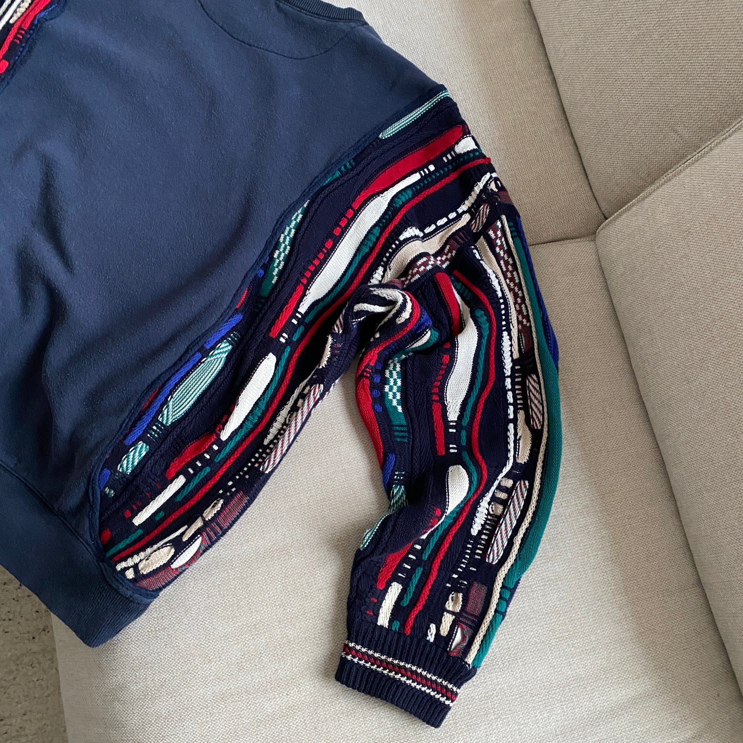 SPVNS STUDIOS: Nike x Coogi Style heavyweight knit sweater (XXL)