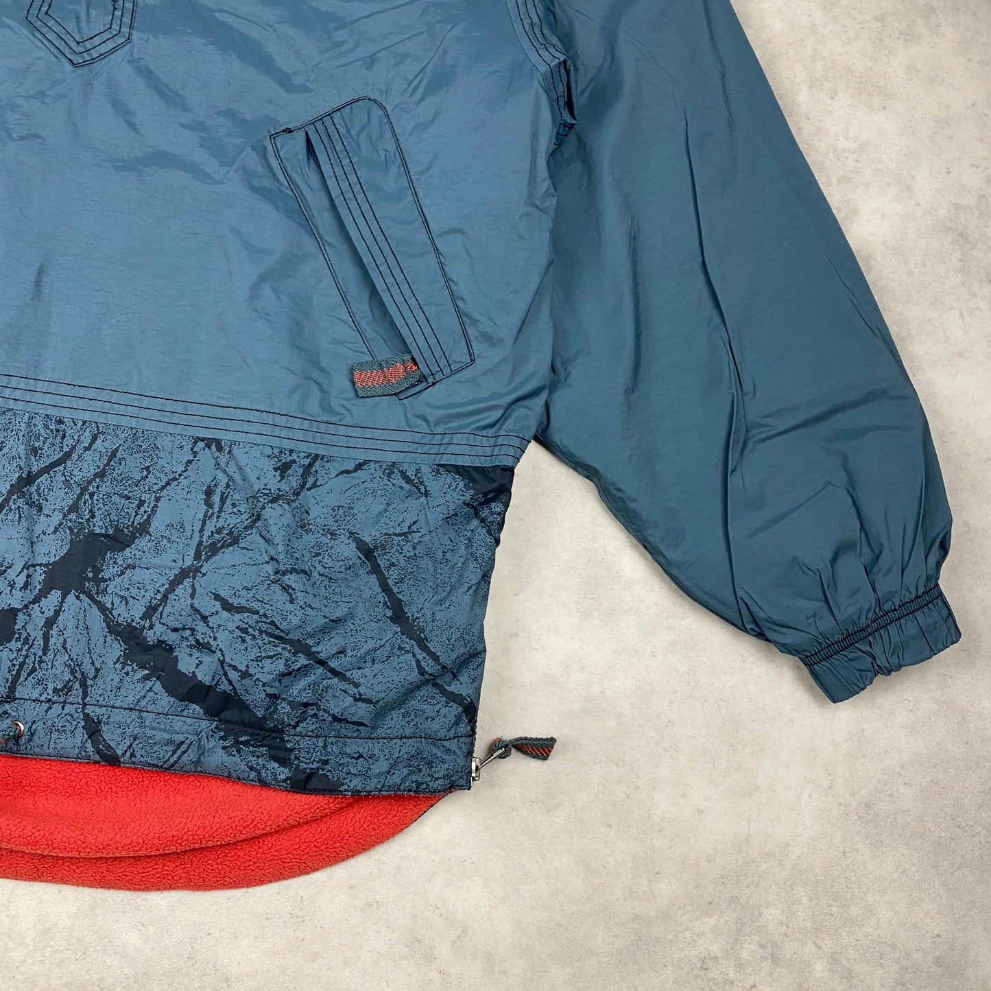Reebok RARE 1/4 zip windbreaker (M-L)