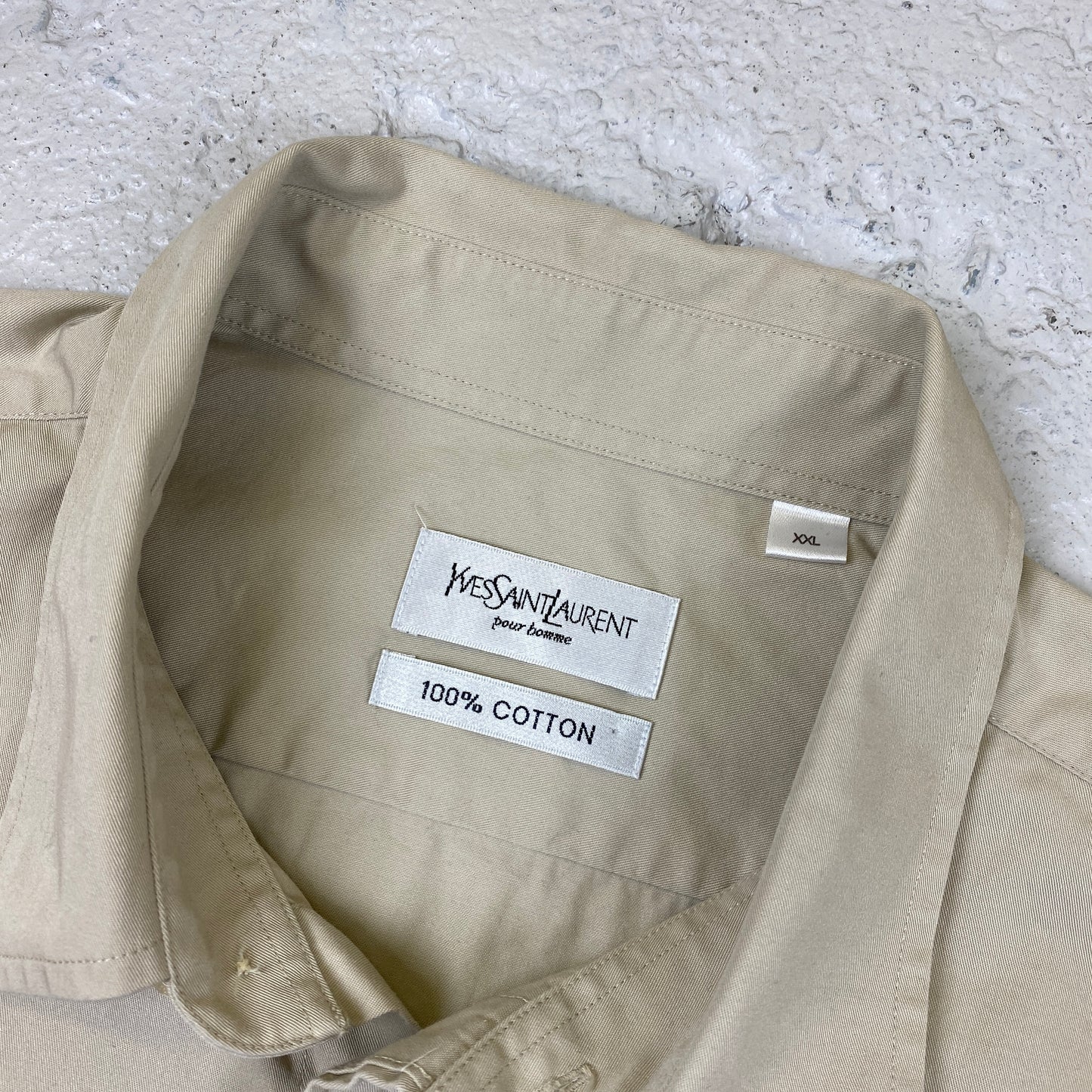 Yves Saint Laurent embroidered shirt (XL-XXL)