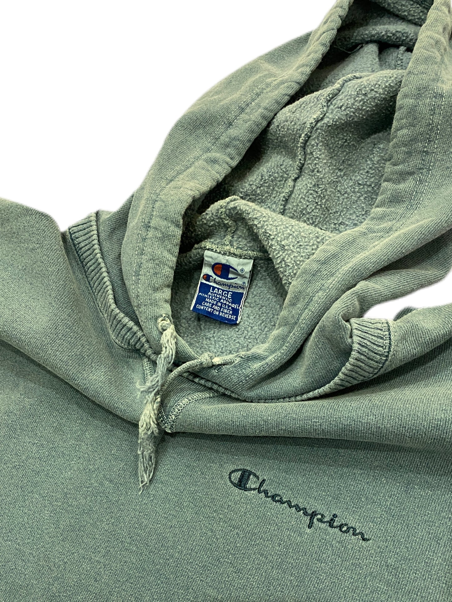 Champion washed out hoodie (L-XL)