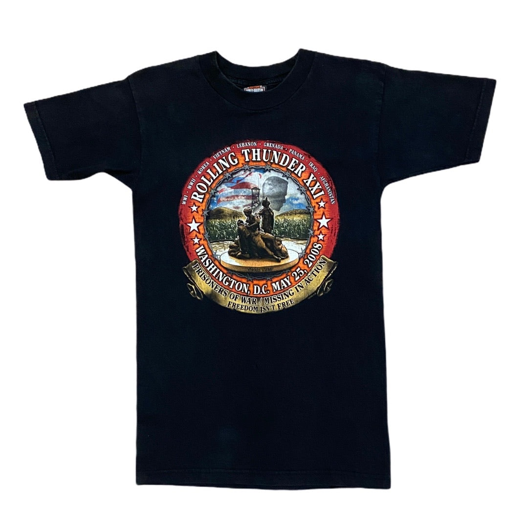 Vintage Harley Davidson 2008 Washington,DC T-Shirt (XS-S)