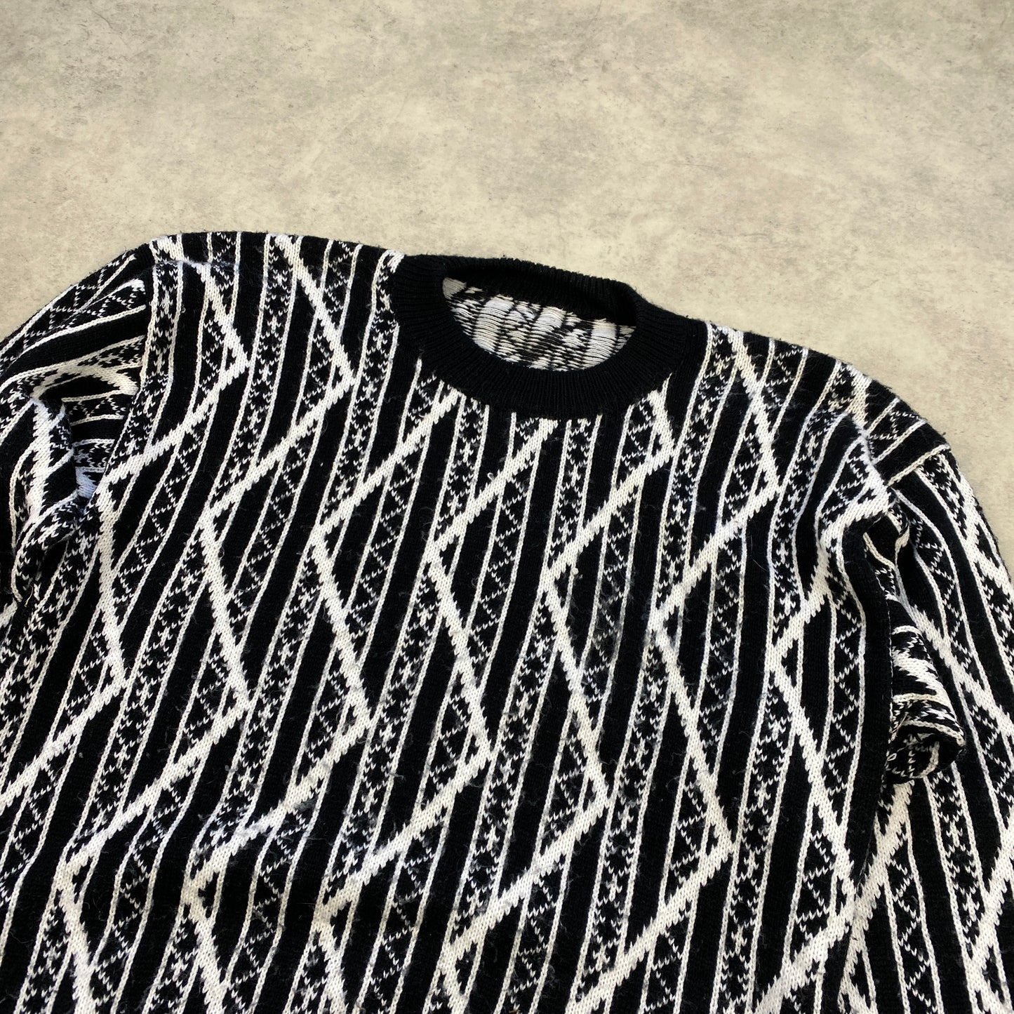 VTG knit sweater (L)