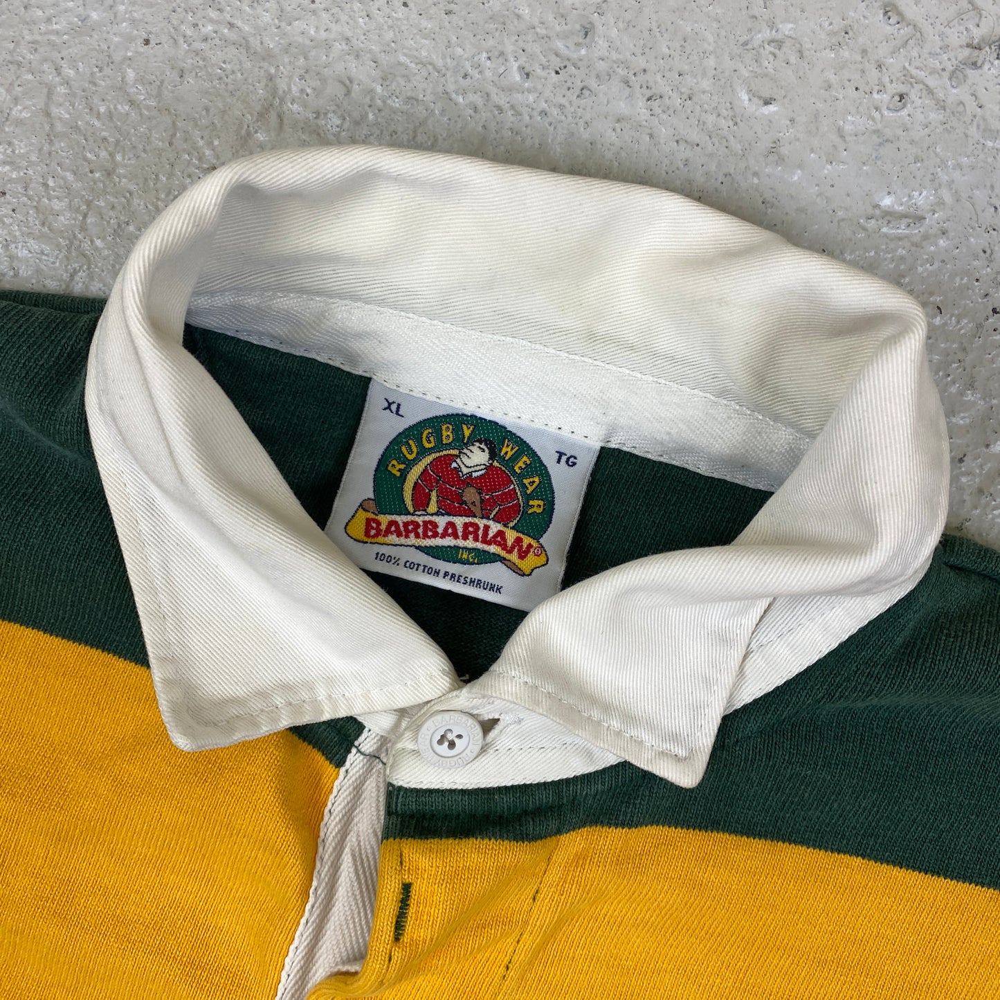 Green Bay Packers heavyweight long sleeved polo shirt (L-XL)