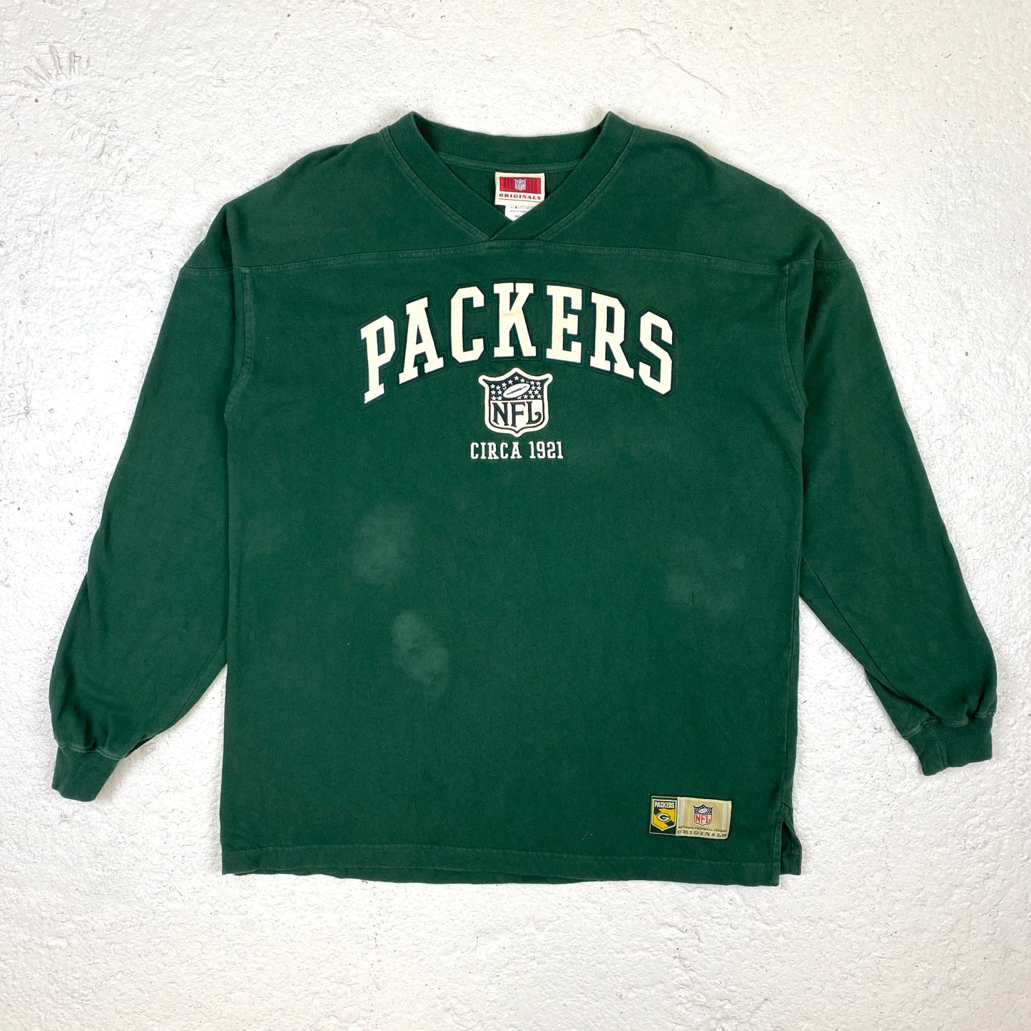 Green Bay Packers RARE embroidered v-neck sweater (XL)