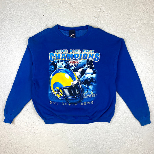 Rams Champions RARE heavyweight sweater (L)