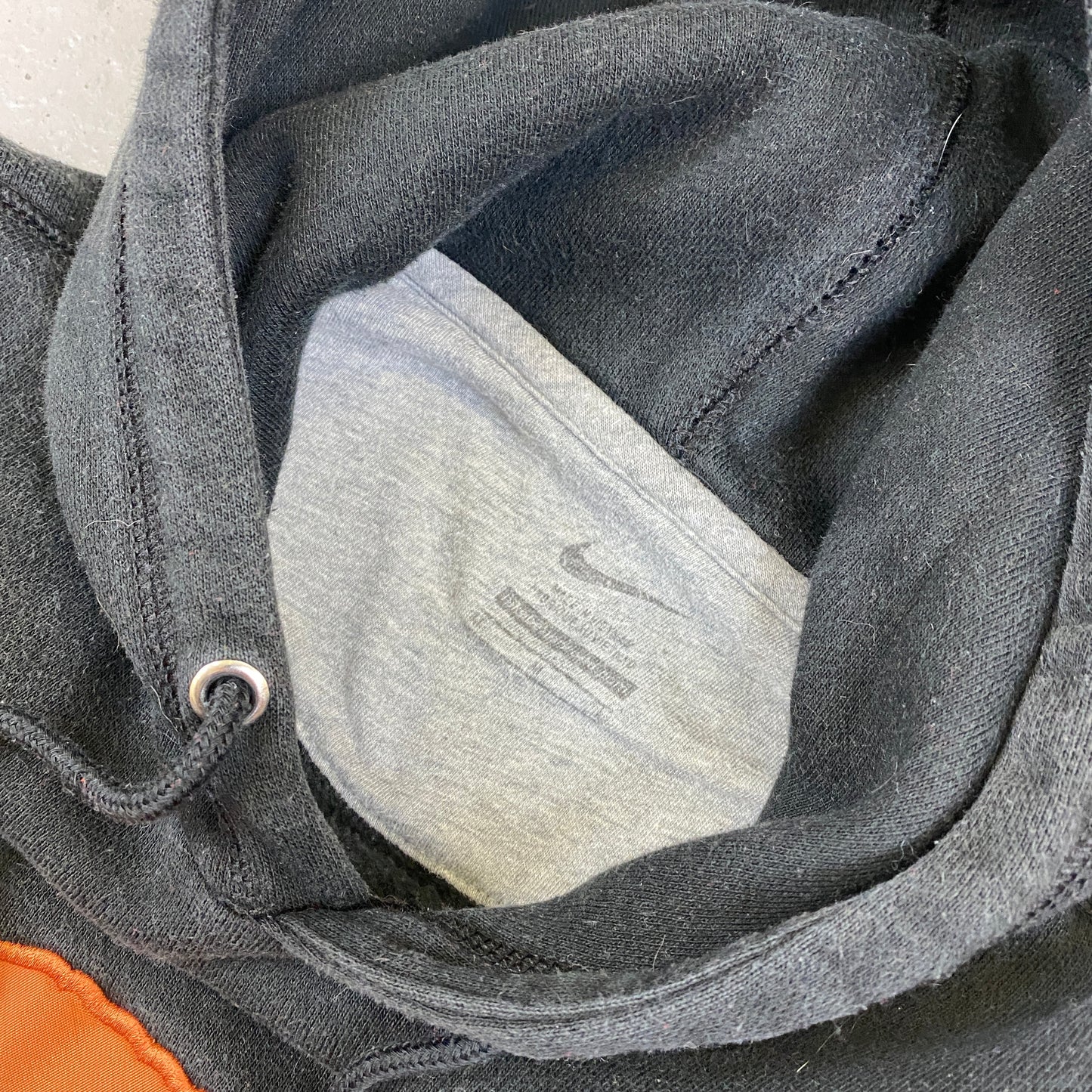 Nike RARE embroidered center swoosh hoodie (S)