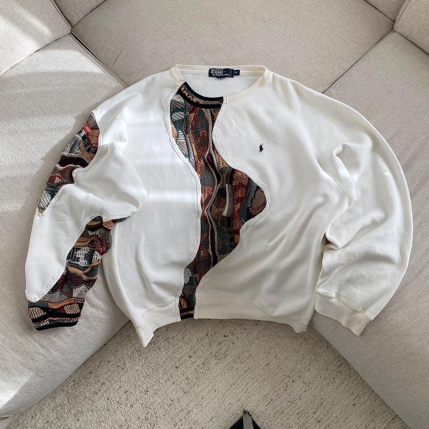 SPVNS STUDIOS: Polo Ralph Lauren x Coogi Style knit sweater (XL)