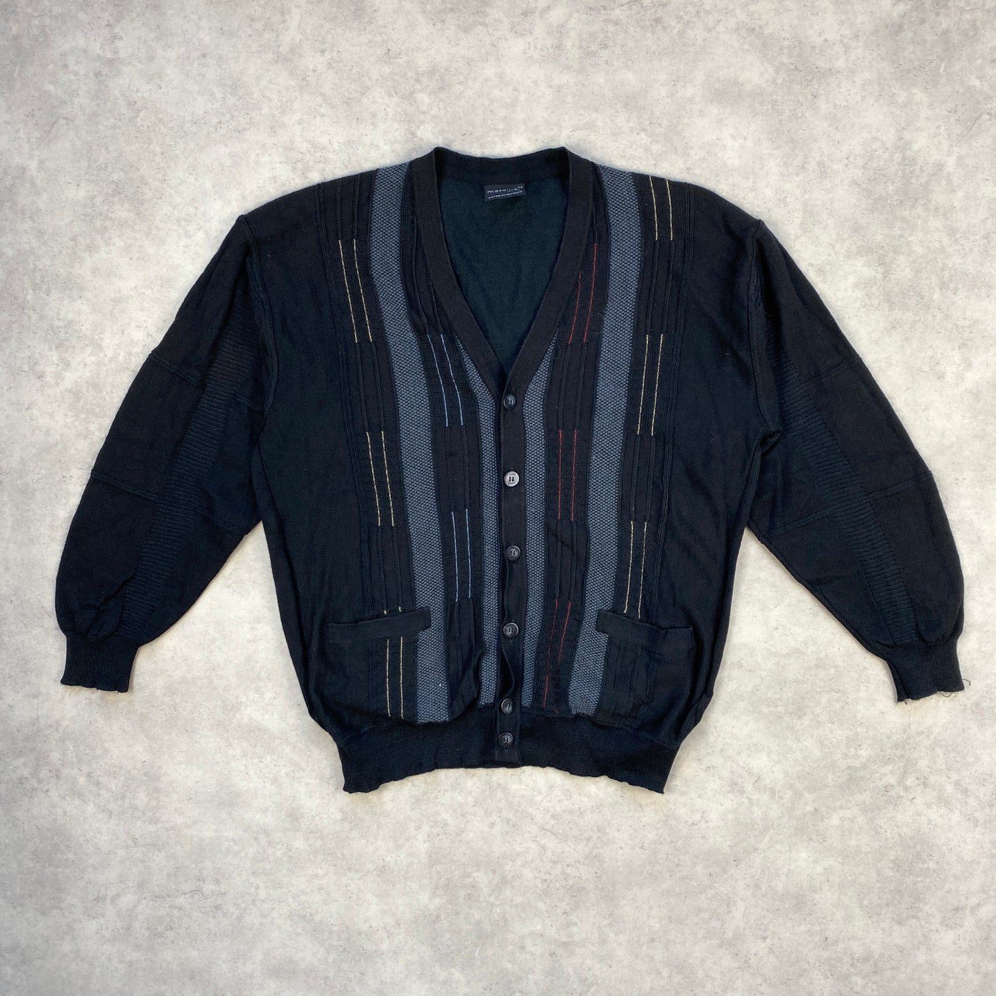 VTG knit cardigan sweater (L)