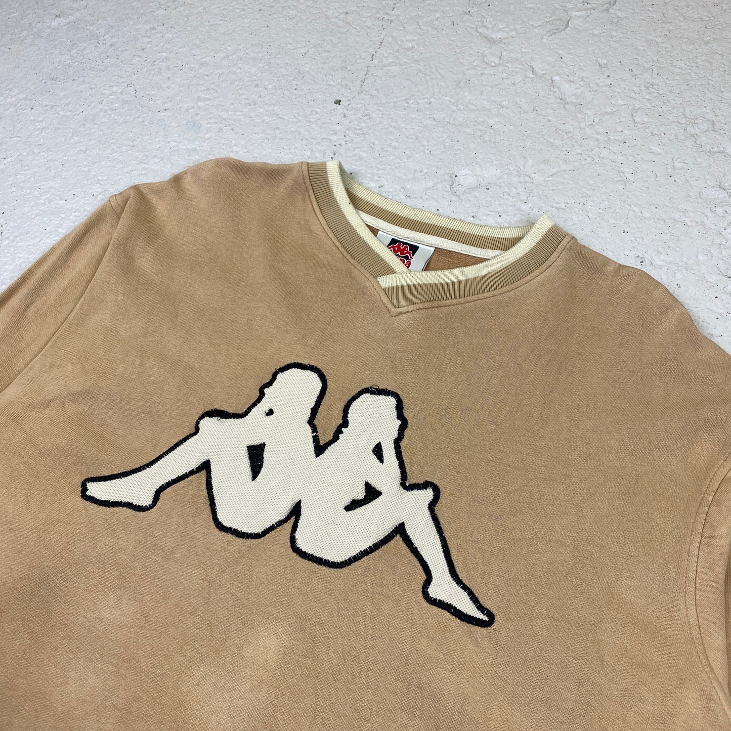 Kappa heavyweight v-neck sweater (M-L)