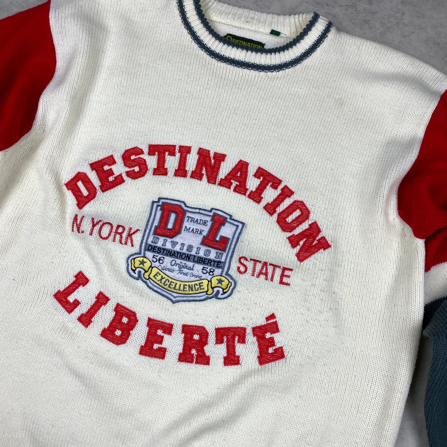 VTG knit sweater (L-XL)