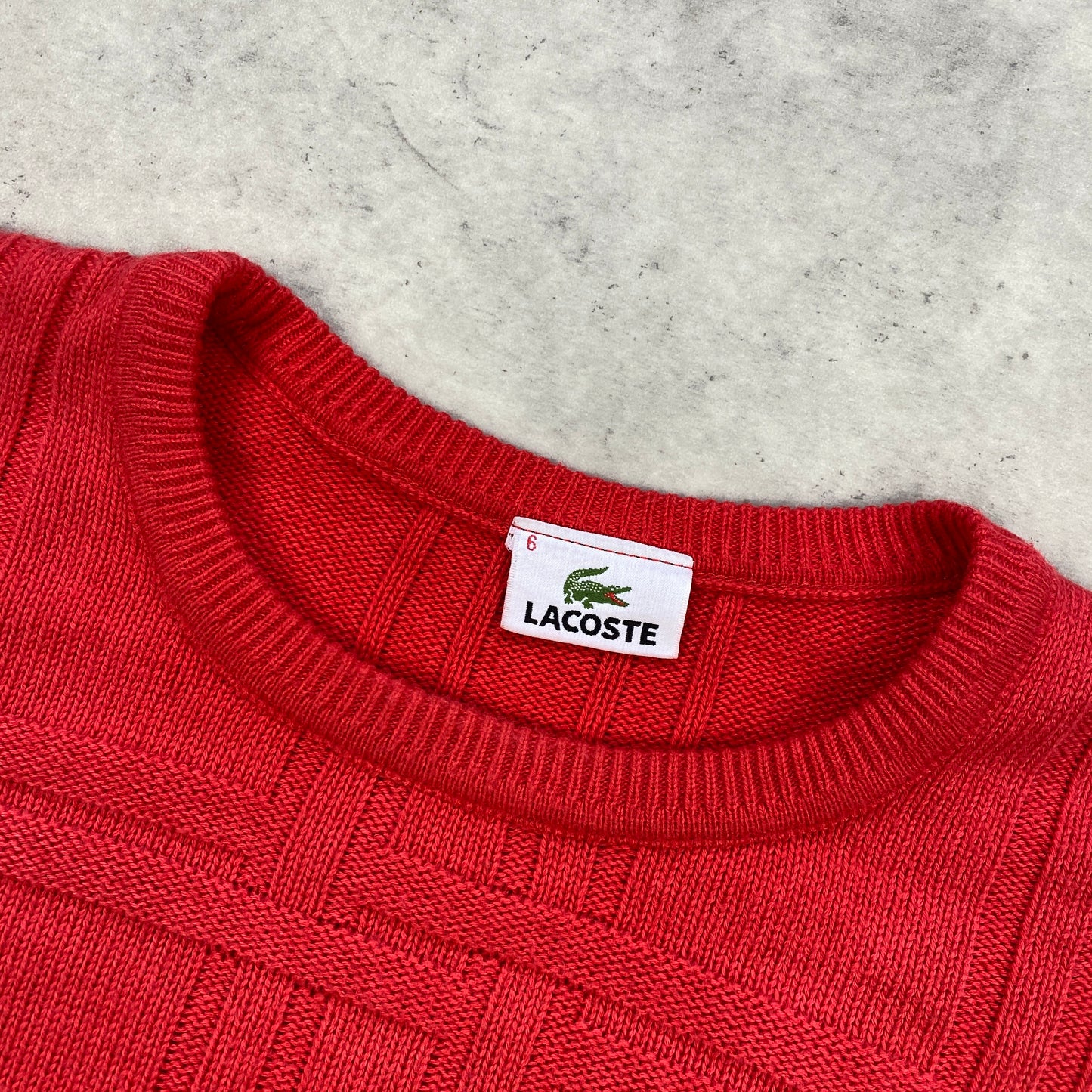 Lacoste knit sweater (L)